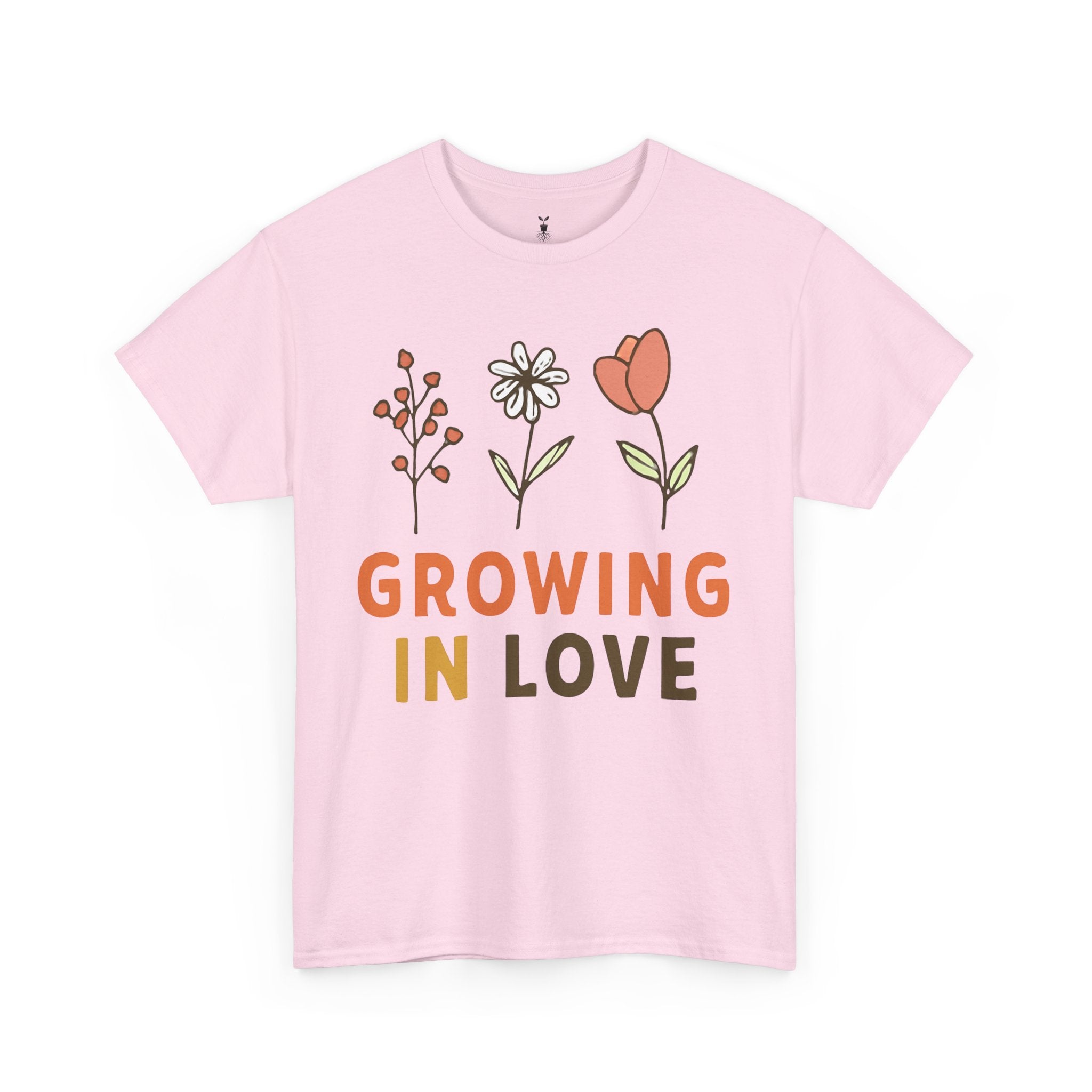Aesthetic Flower Growing in Love T-Shirt