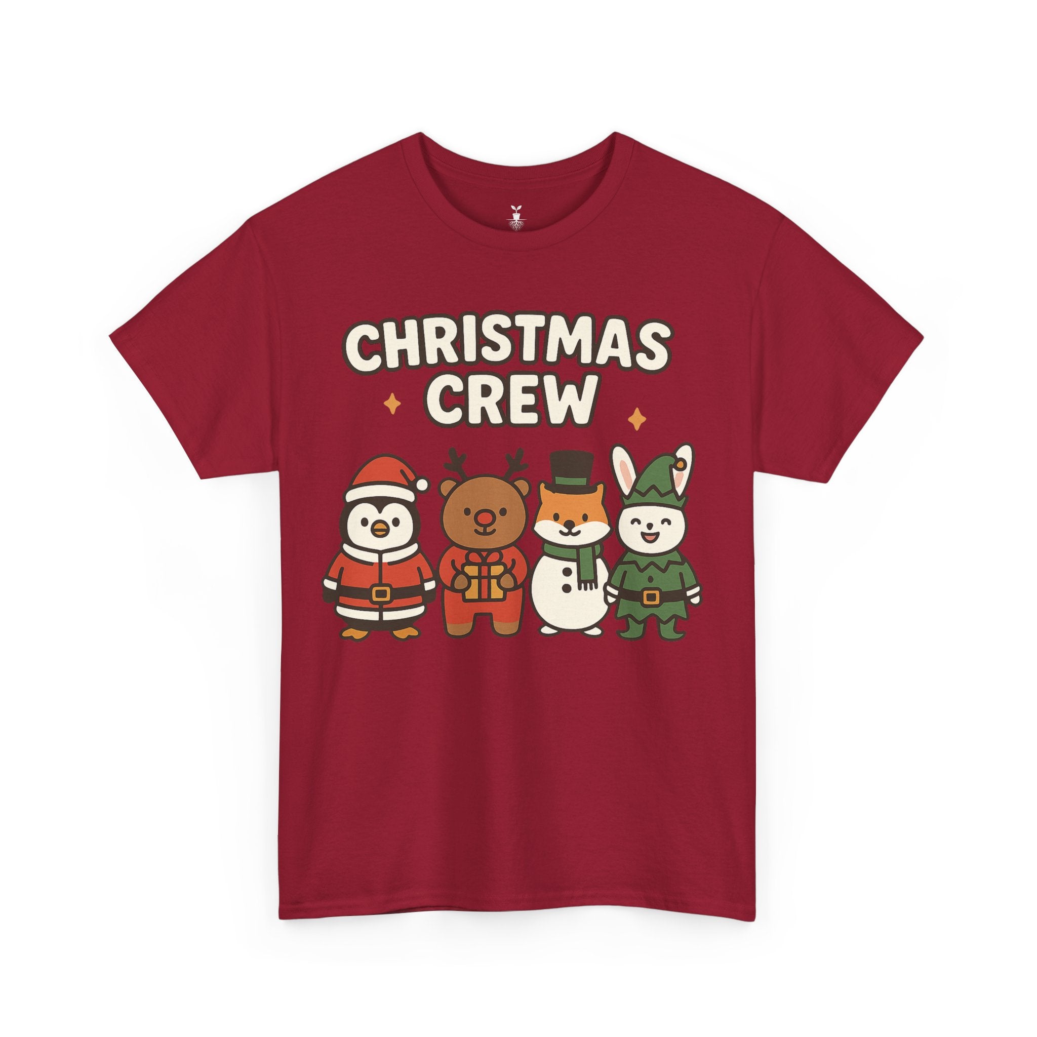 Christmas Crew Penguin Reindeer Snowman Bunny T-Shirt