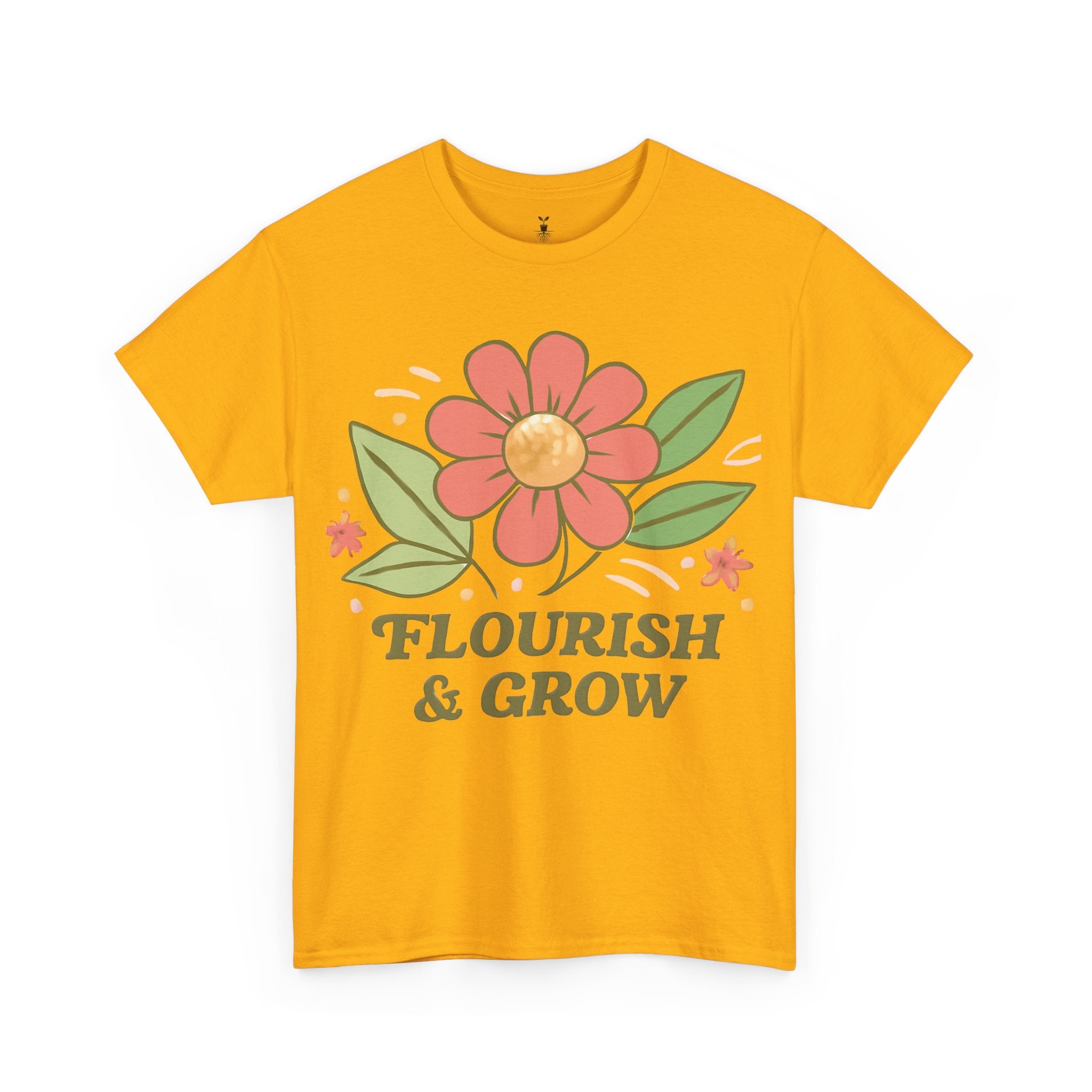 Artistic Boho Aesthetic Flourish and Grow T-Shirt