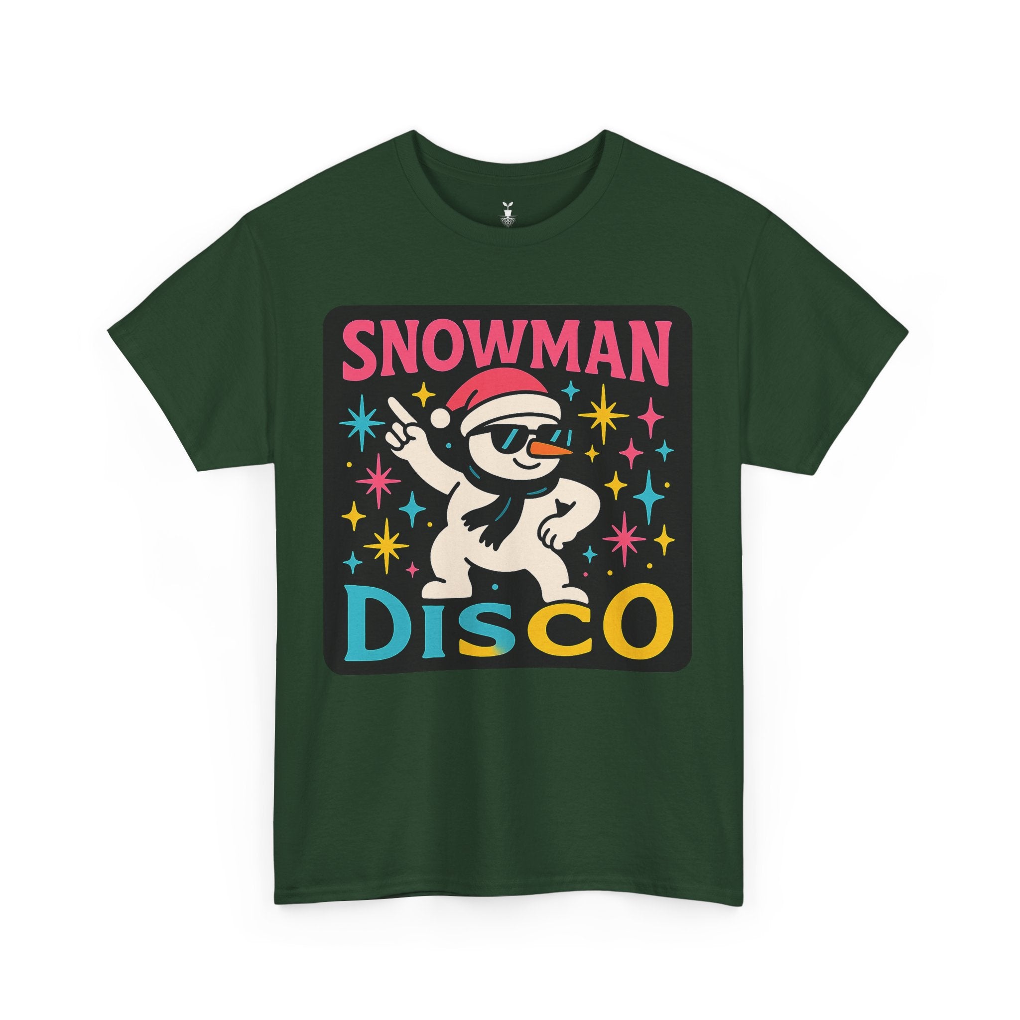Christmast Snowman Disco T-Shirt