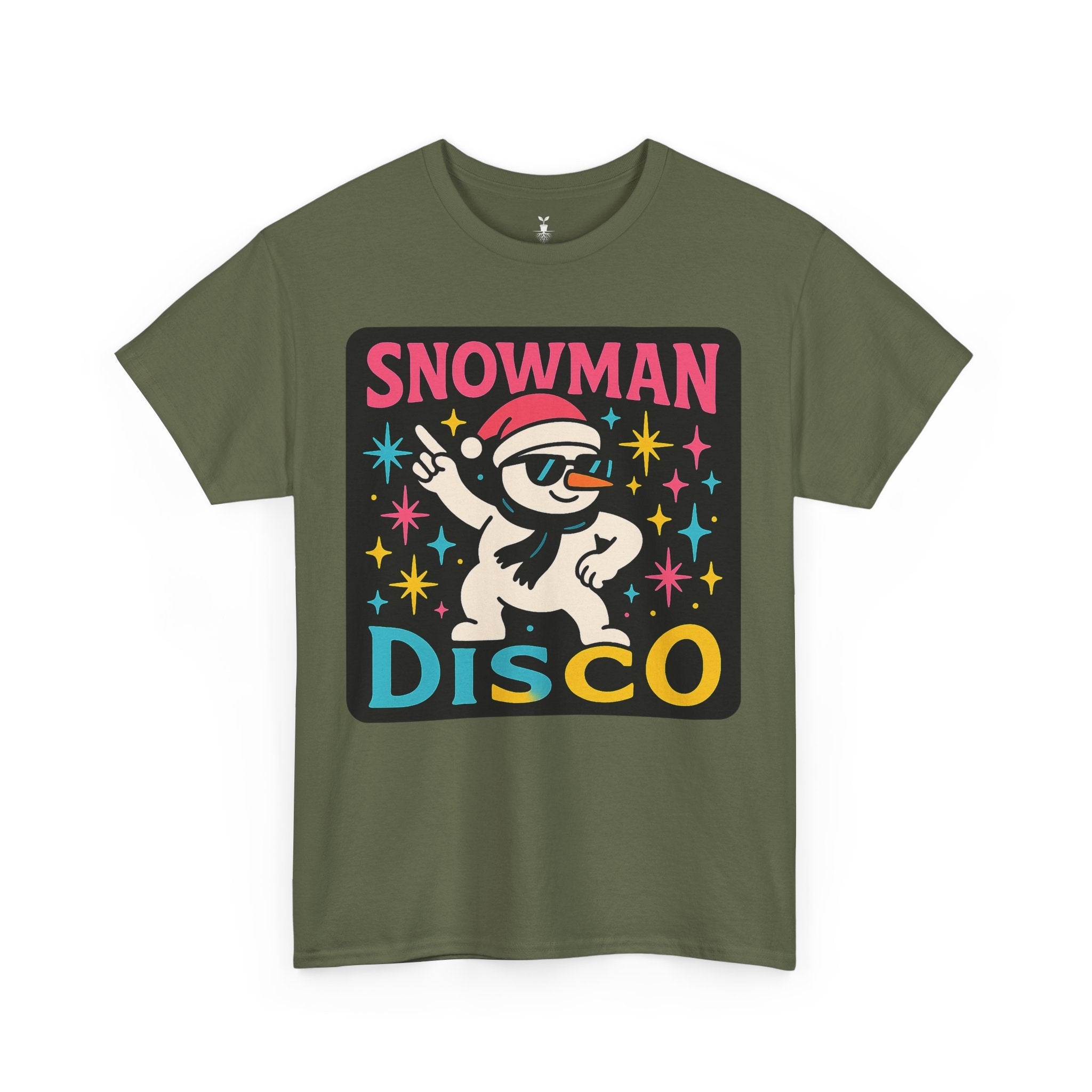 Christmast Snowman Disco T-Shirt