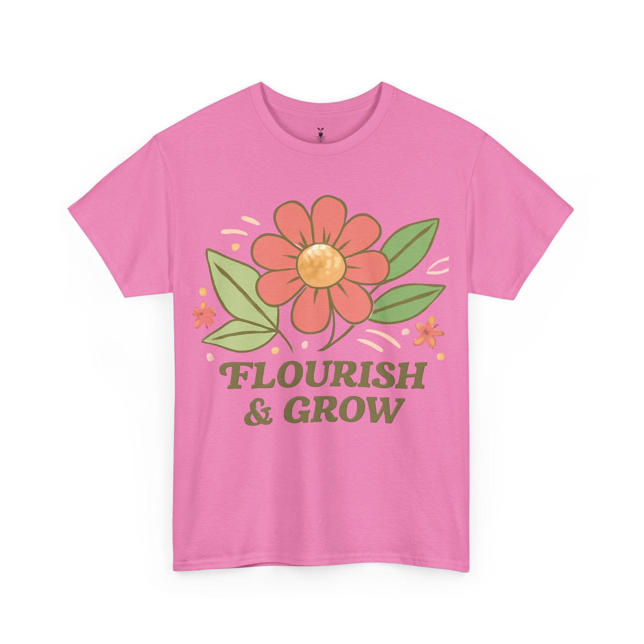 Artistic Boho Aesthetic Flourish and Grow T-Shirt