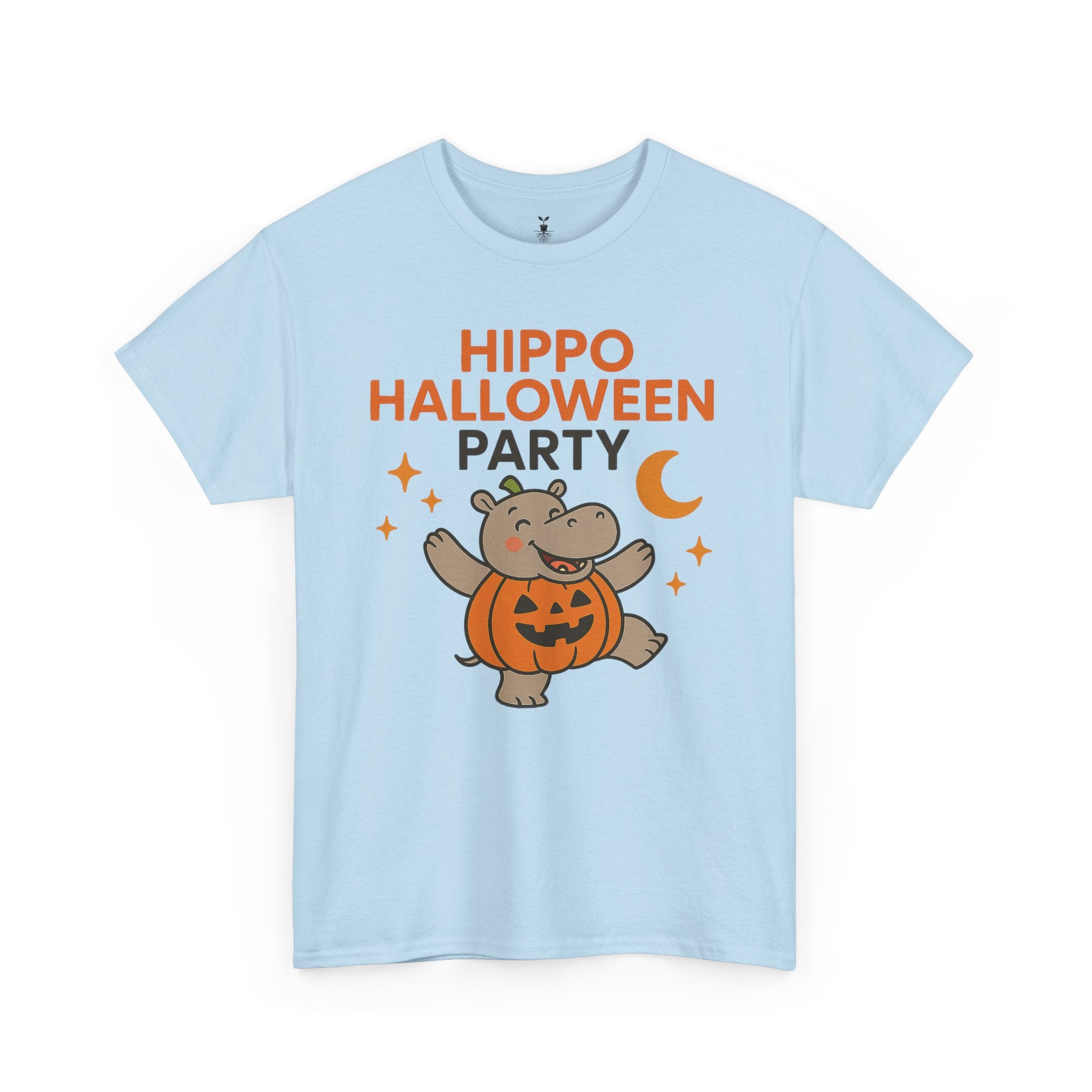 Hippo Pumpkin Halloween Party T-Shirt