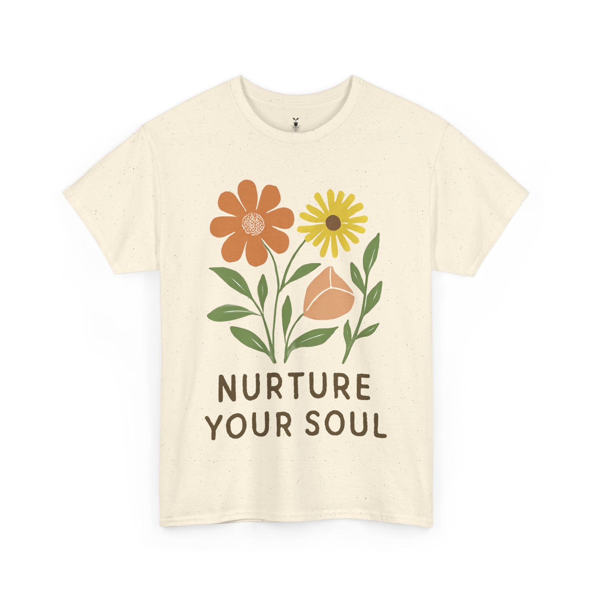 Boho Floral Nurture Your Soul T-Shirt