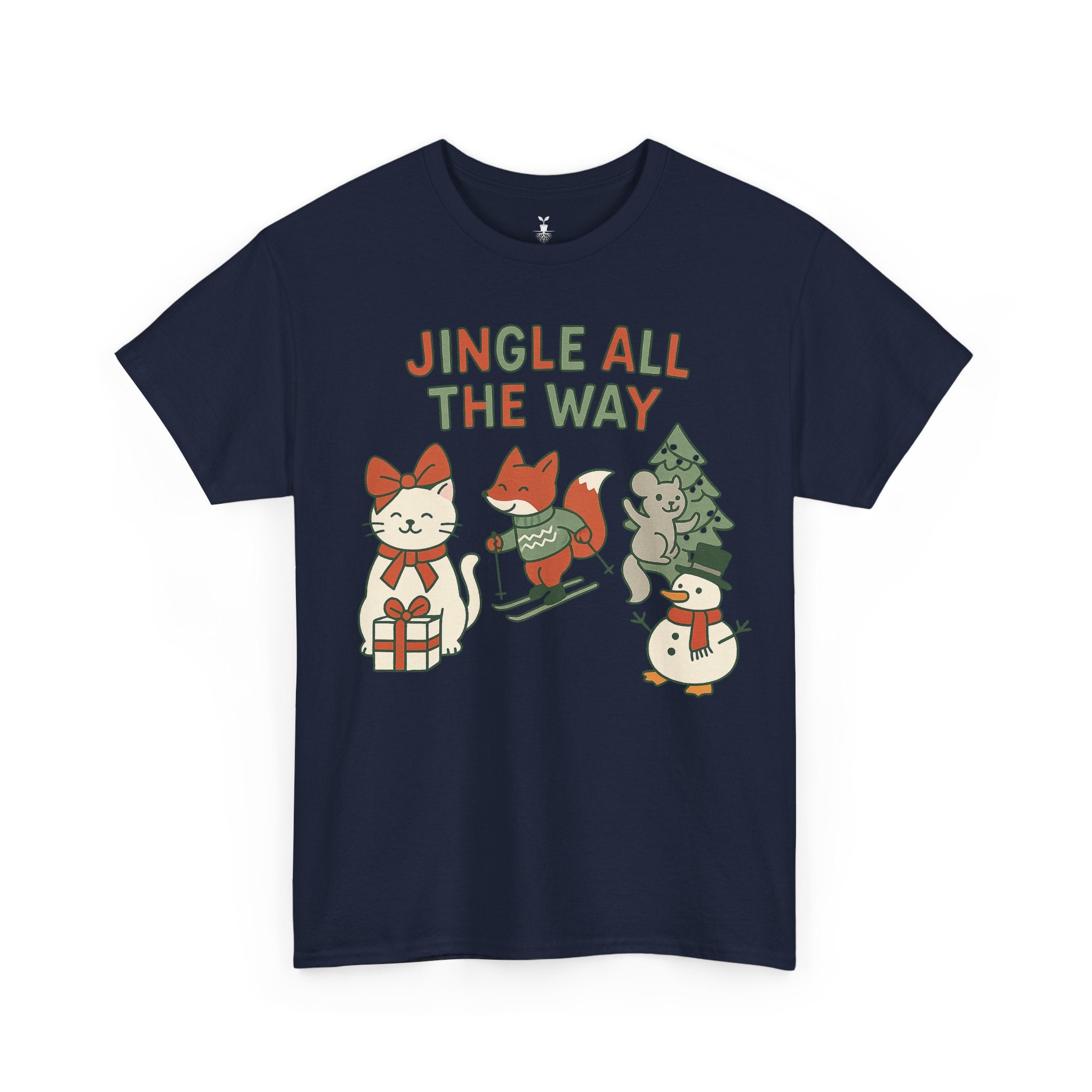 Cute Animal Jingle All The Way T-Shirt