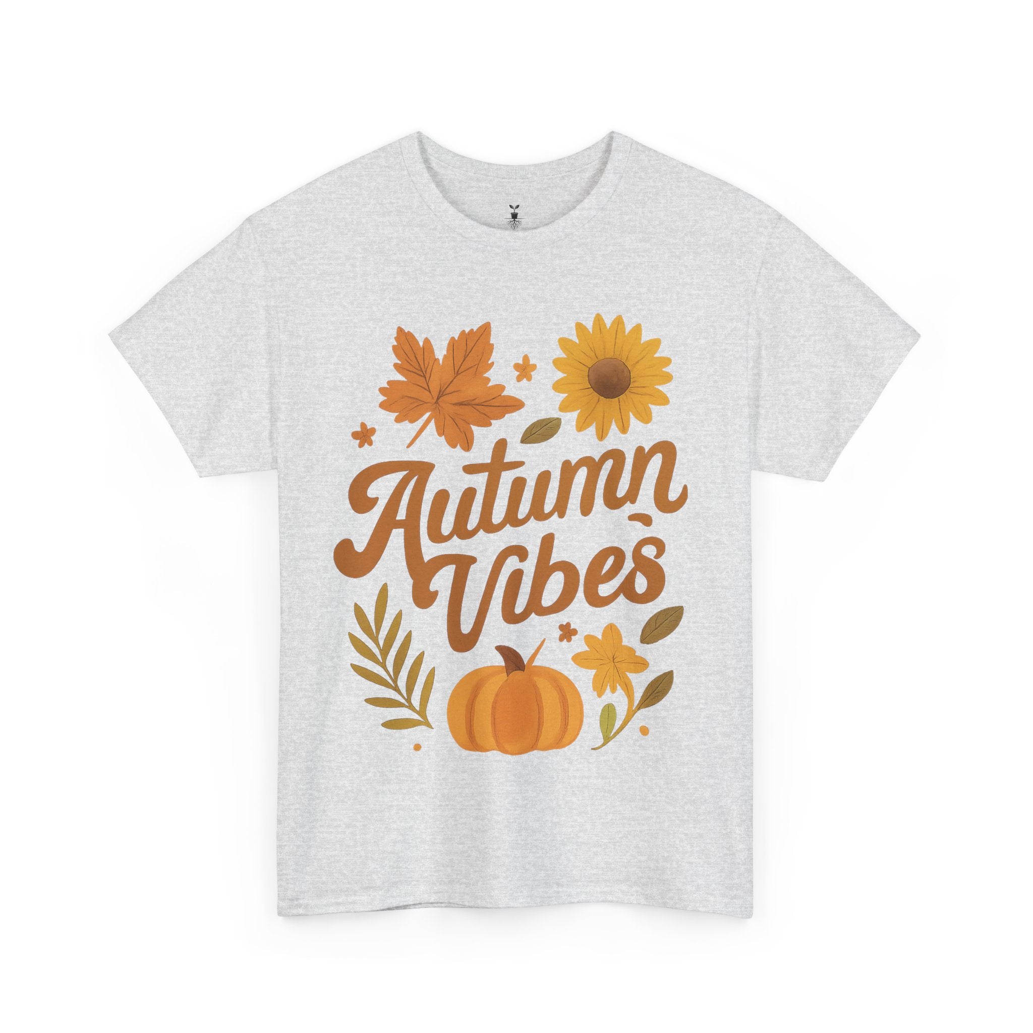 Autumn Vibes with Pumpkin, Maple Leaf, Sunflower T-Shirt