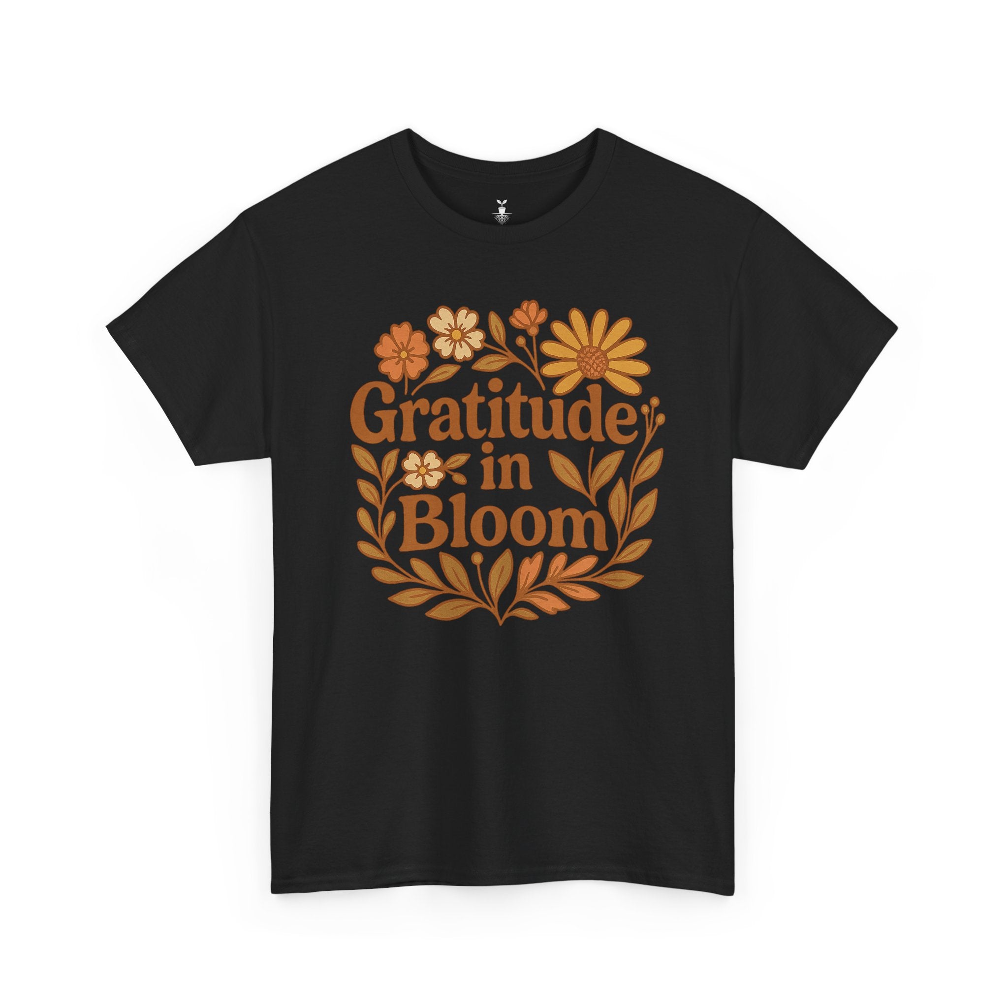 Floral Boho Gratitude in Bloom T-Shirt