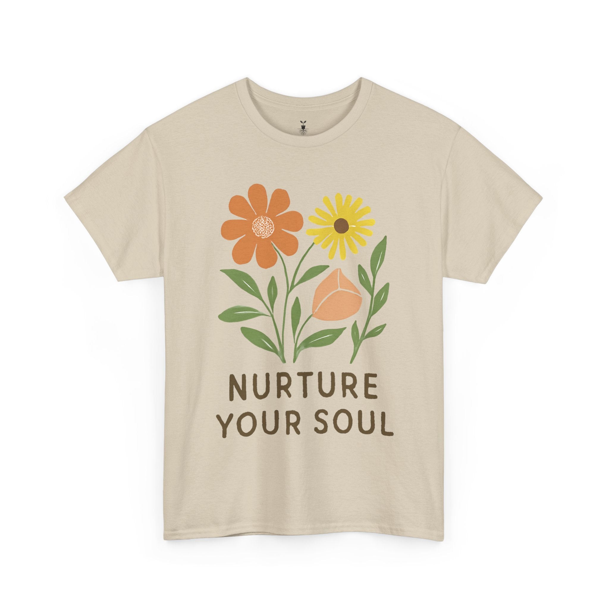 Boho Floral Nurture Your Soul T-Shirt