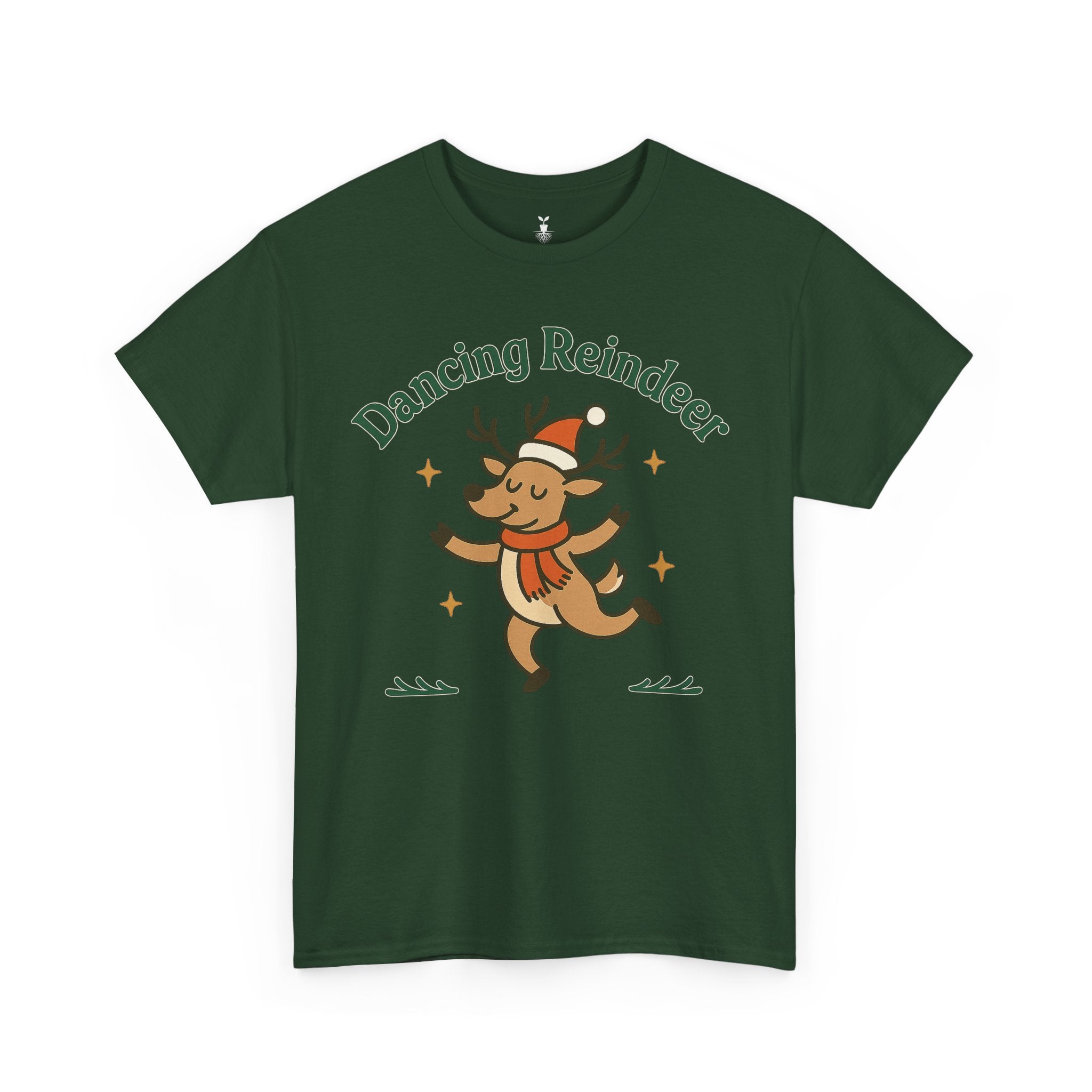 Festive Christmas Dancing Reindeer T-Shirt