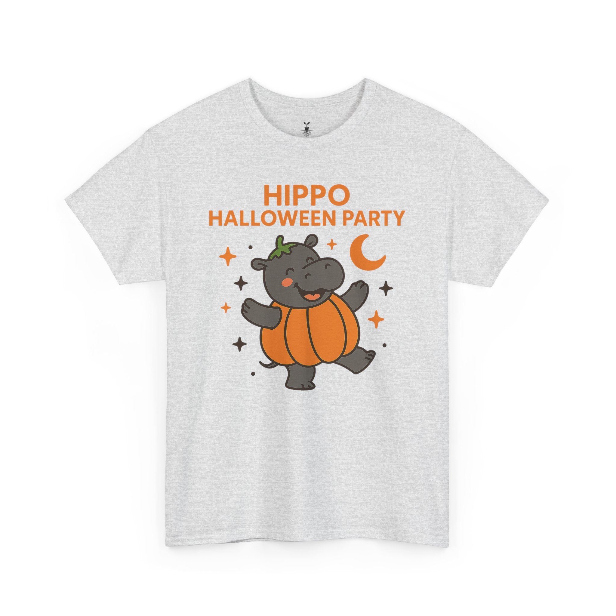 Hippo Pumpkin Halloween Party T-Shirt