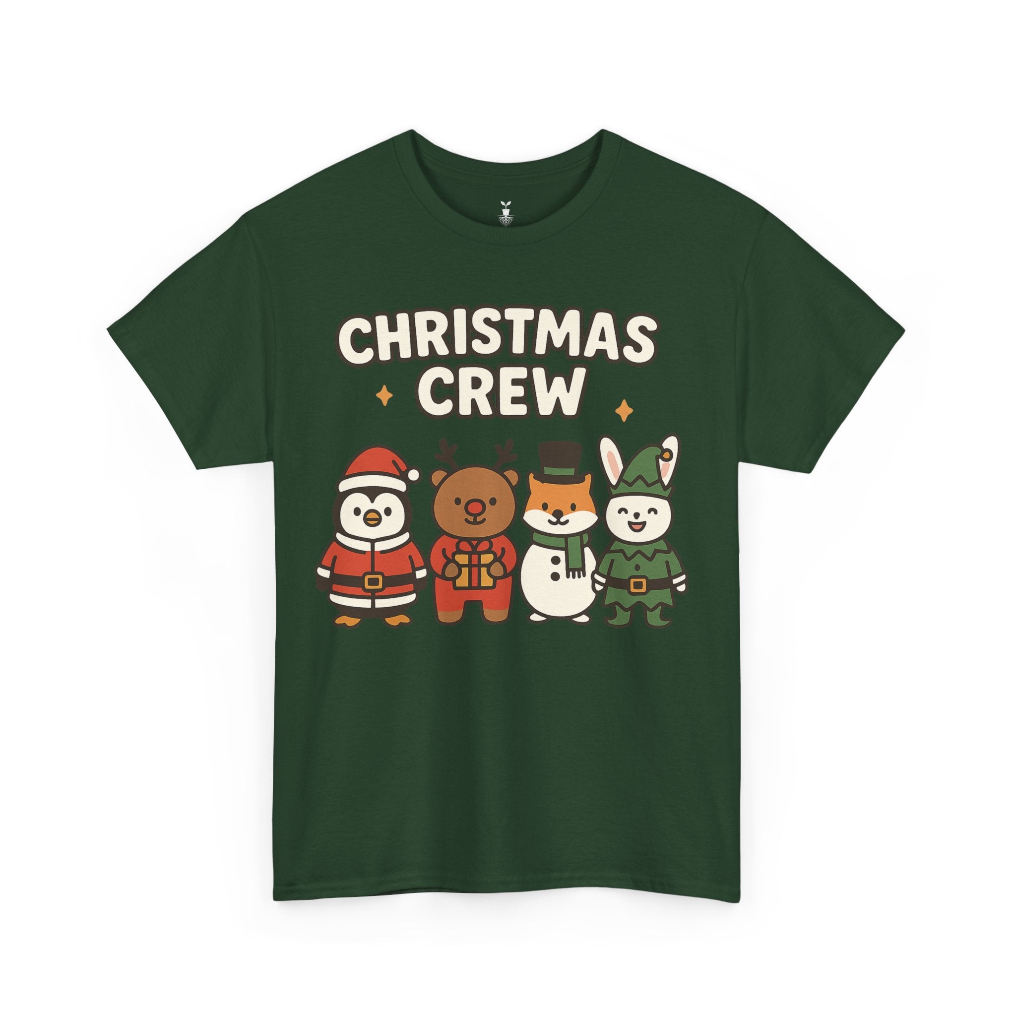 Christmas Crew Penguin Reindeer Snowman Bunny T-Shirt