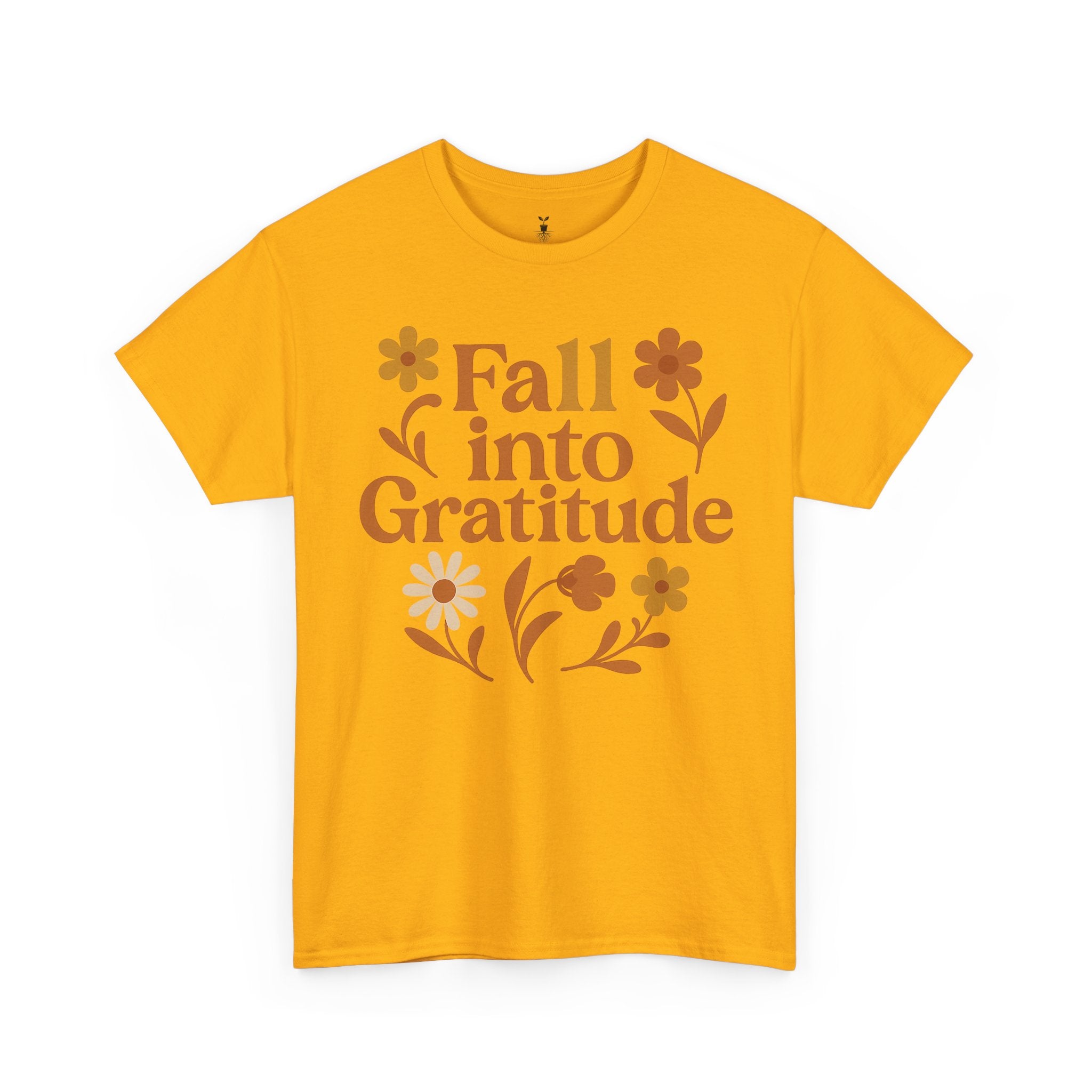 Floral Boho Fall Into Gratitude T-Shirt