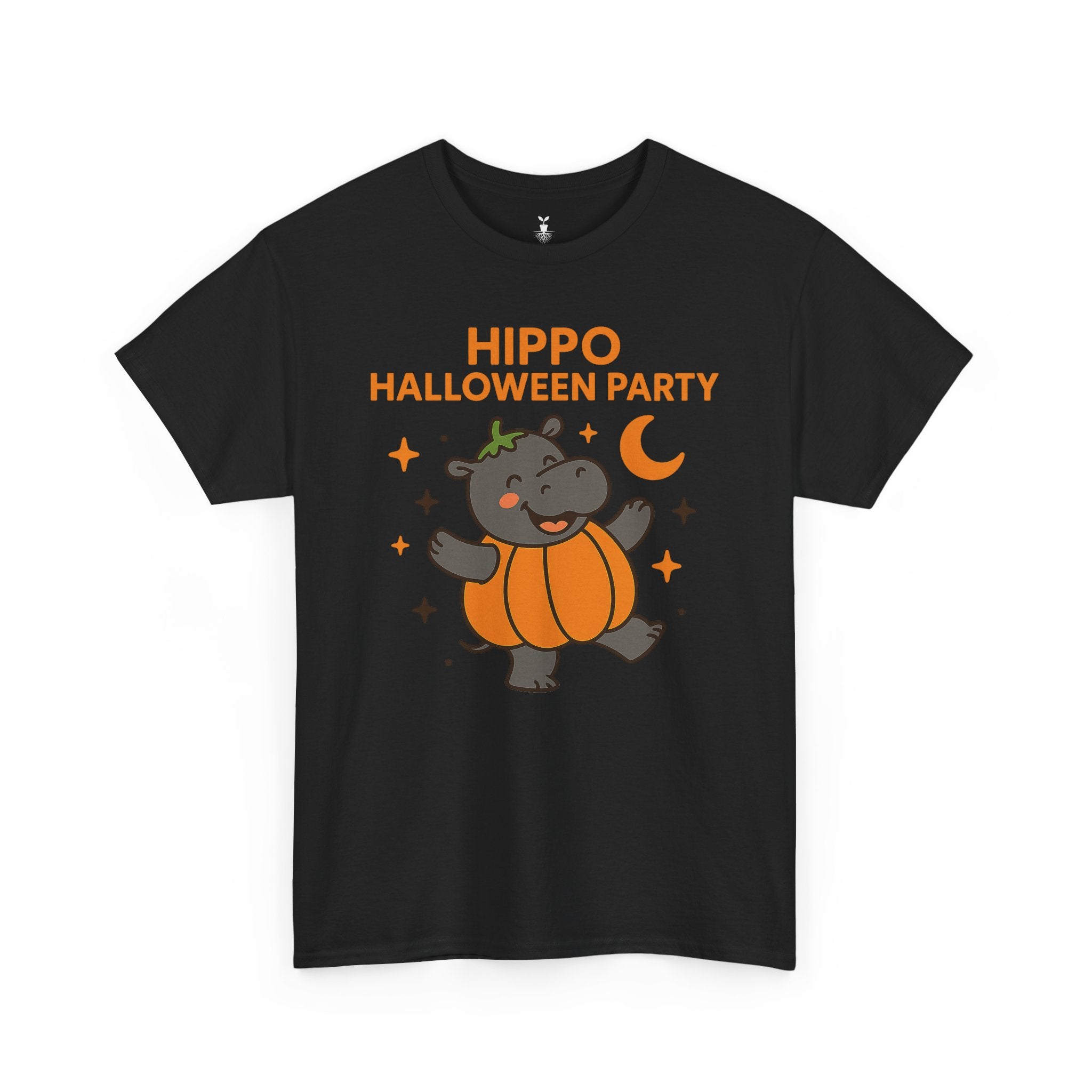 Hippo Pumpkin Halloween Party T-Shirt