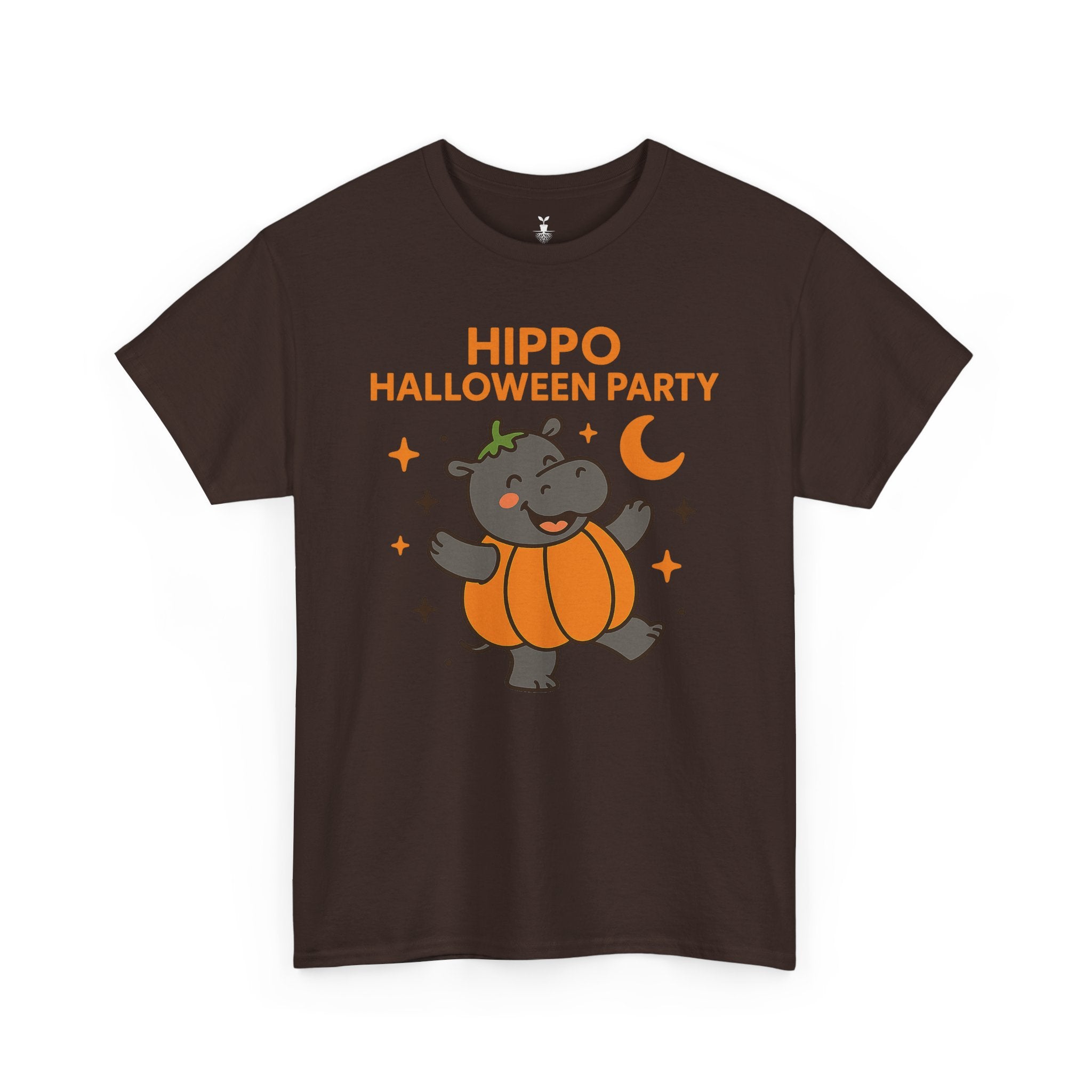 Hippo Pumpkin Halloween Party T-Shirt