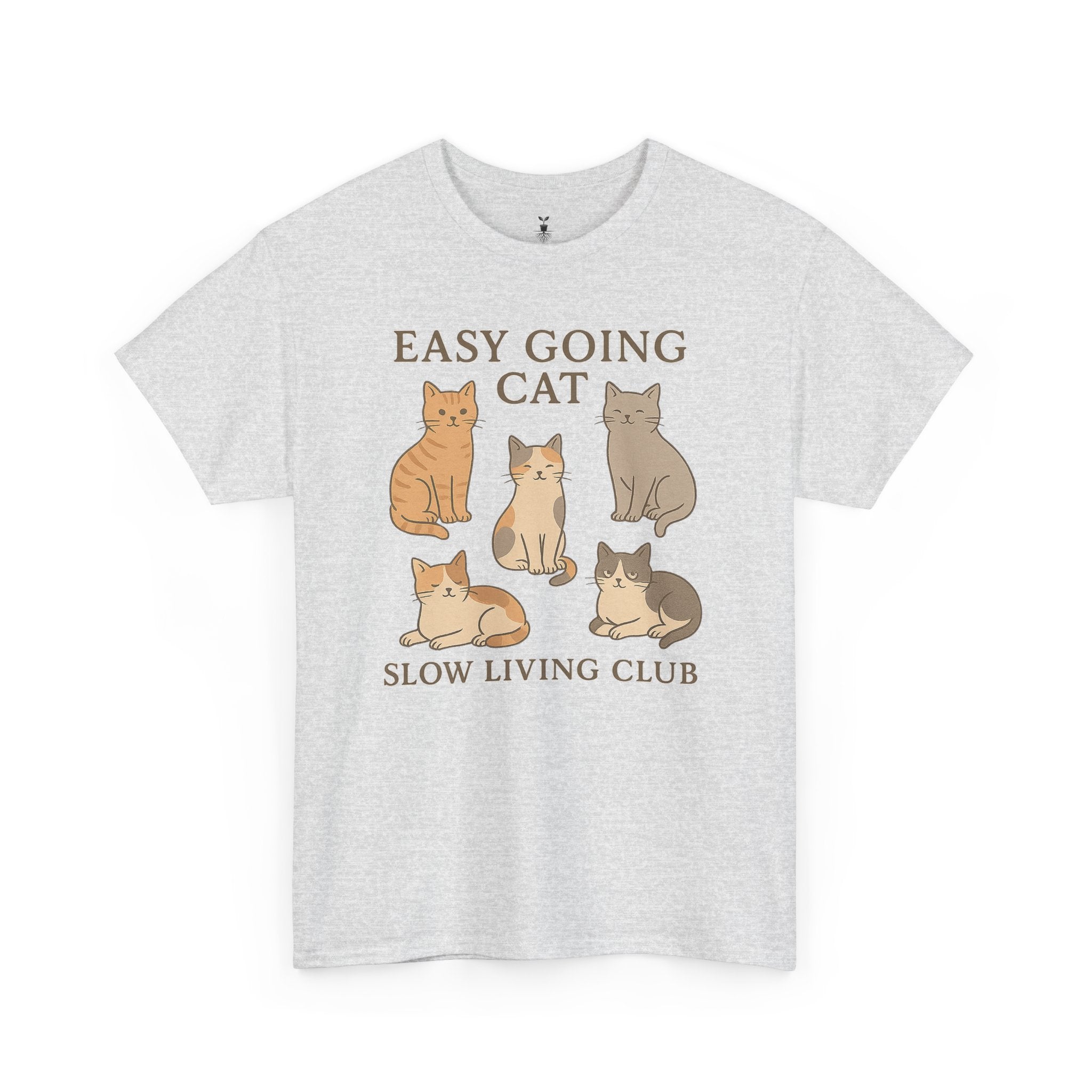 Easy Going Cat: Slow Living Club T-Shirt