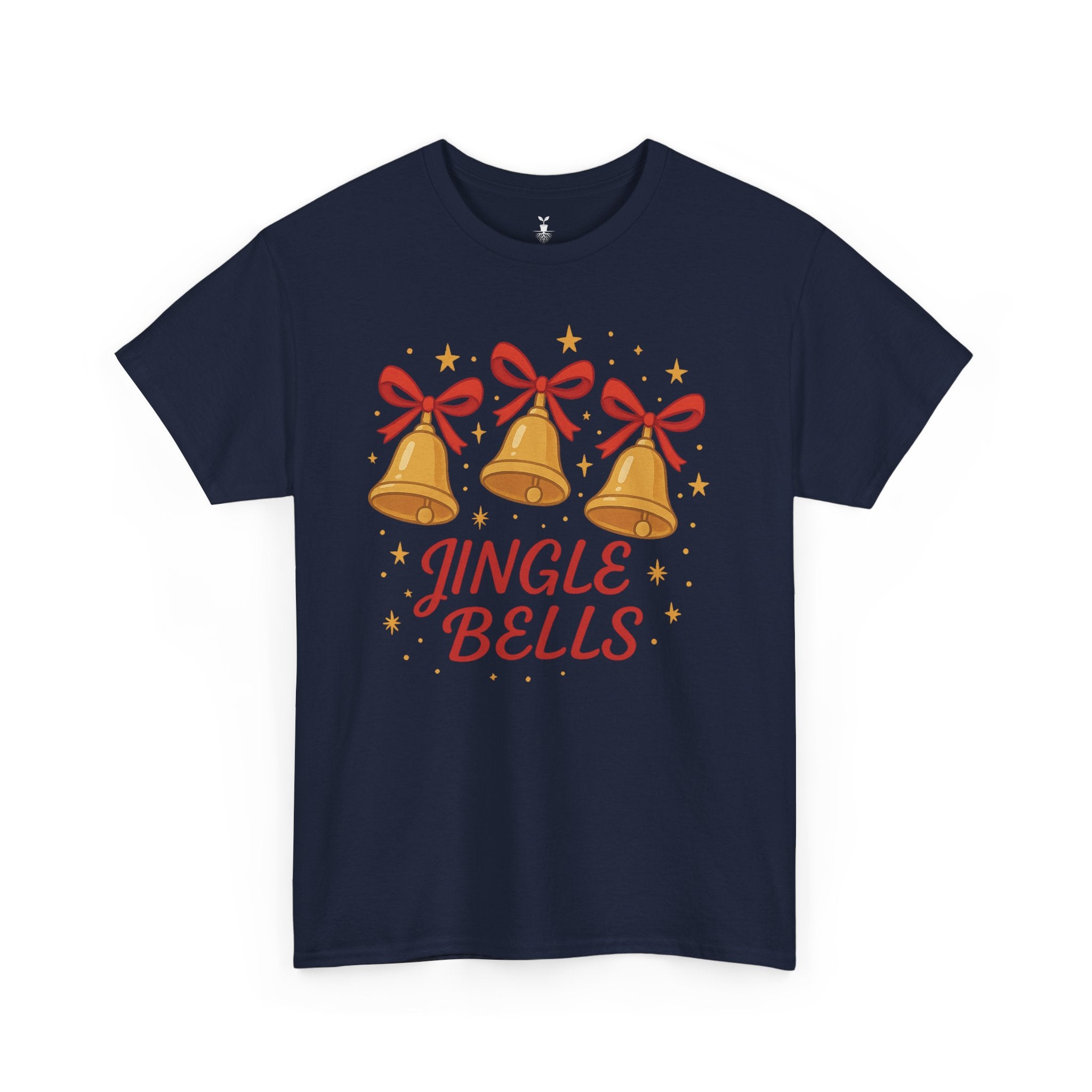 Festive Golden Jingle Bells T-Shirt