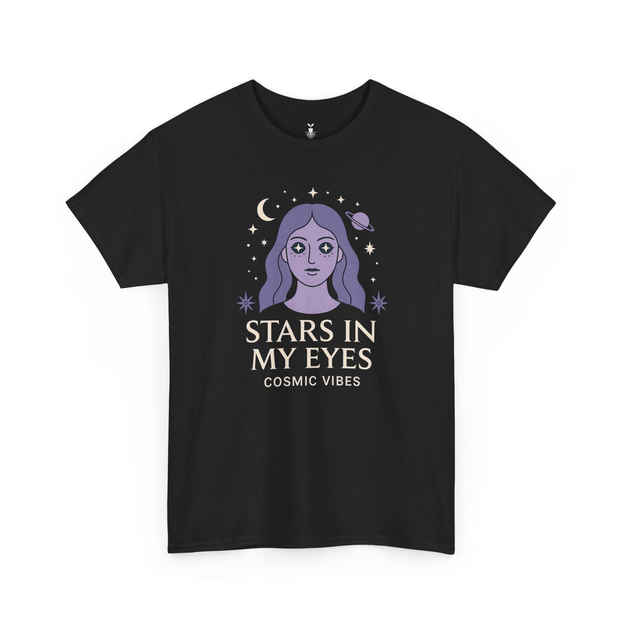 Mystical Stars In My Eyes Cosmic Vibes T-Shirt