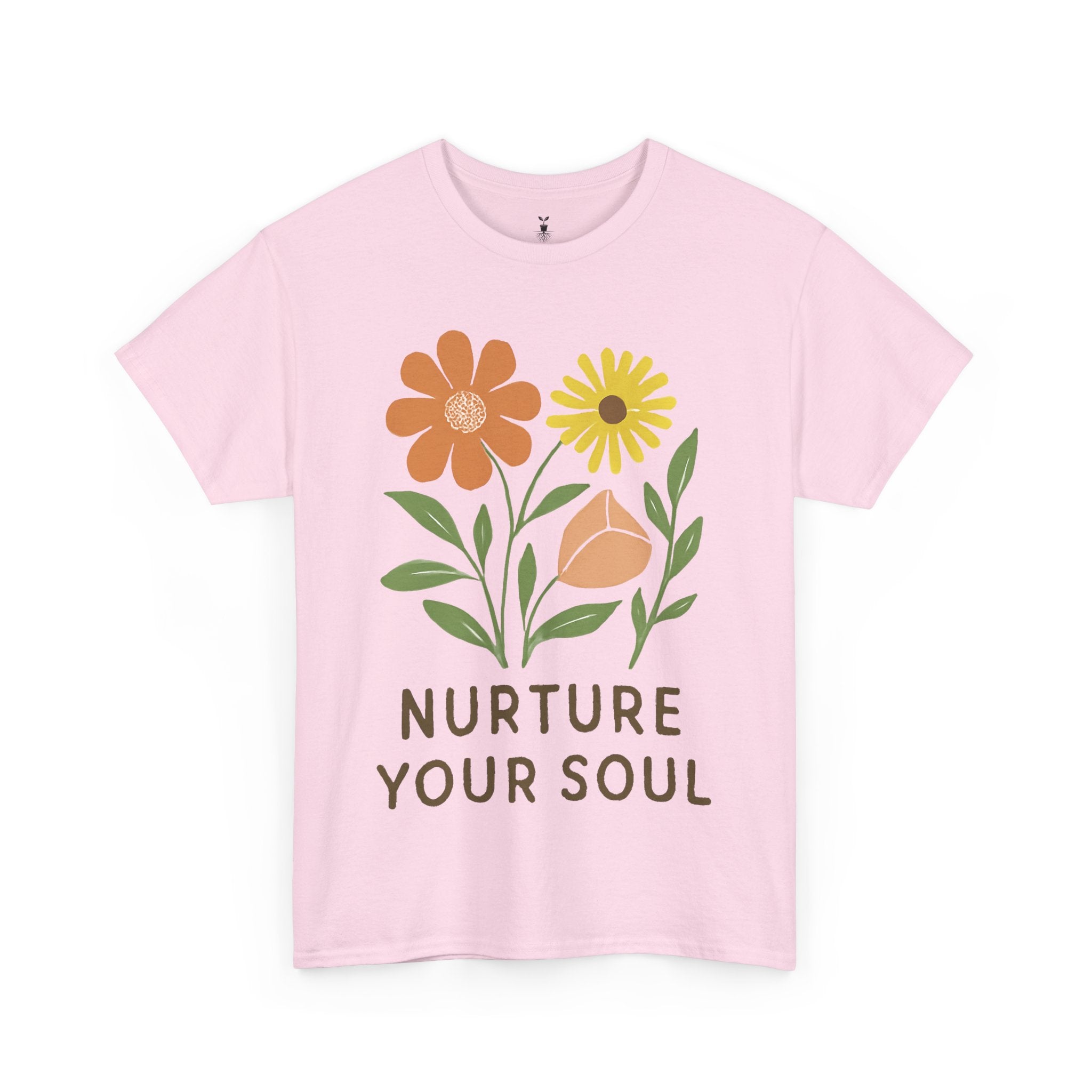 Boho Floral Nurture Your Soul T-Shirt