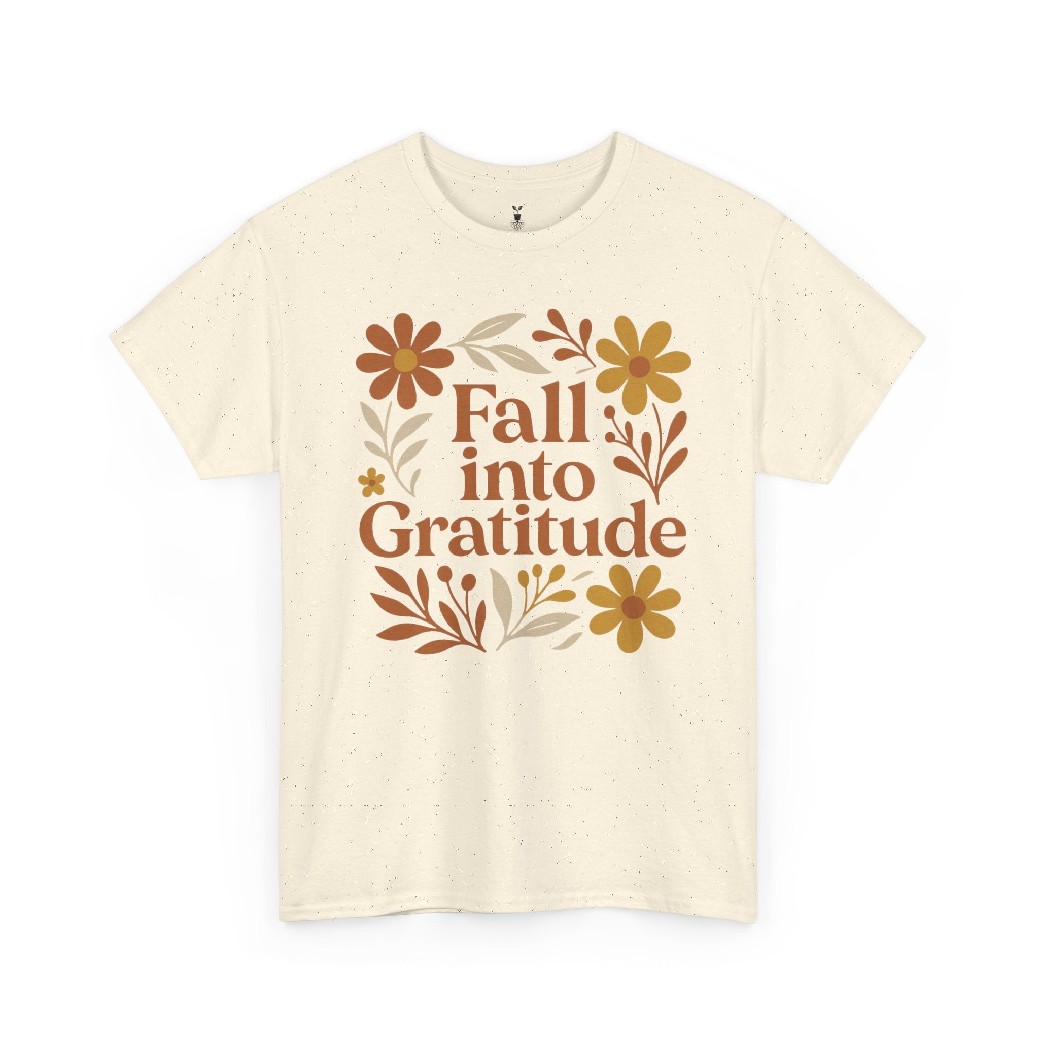 Floral Boho Fall Into Gratitude T-Shirt