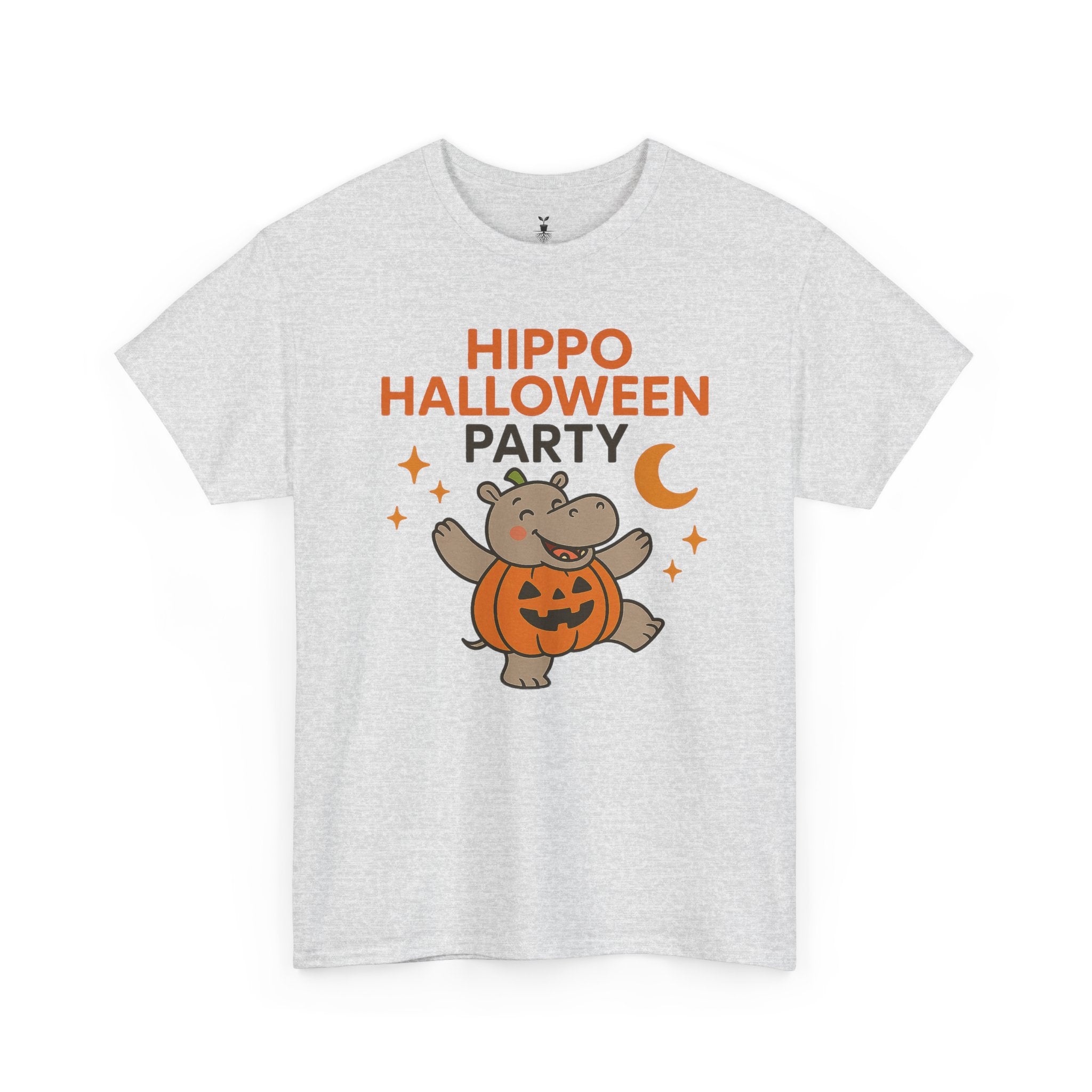 Hippo Pumpkin Halloween Party T-Shirt