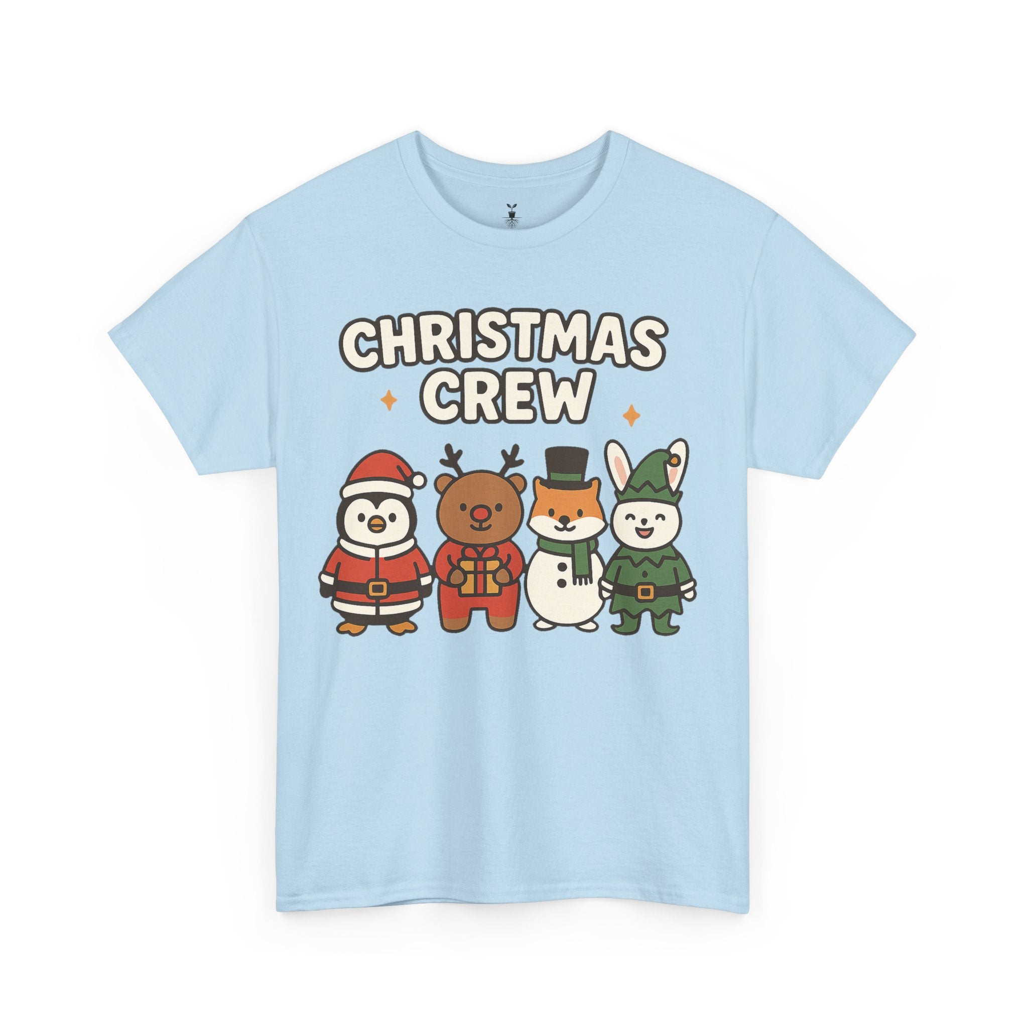 Christmas Crew Penguin Reindeer Snowman Bunny T-Shirt