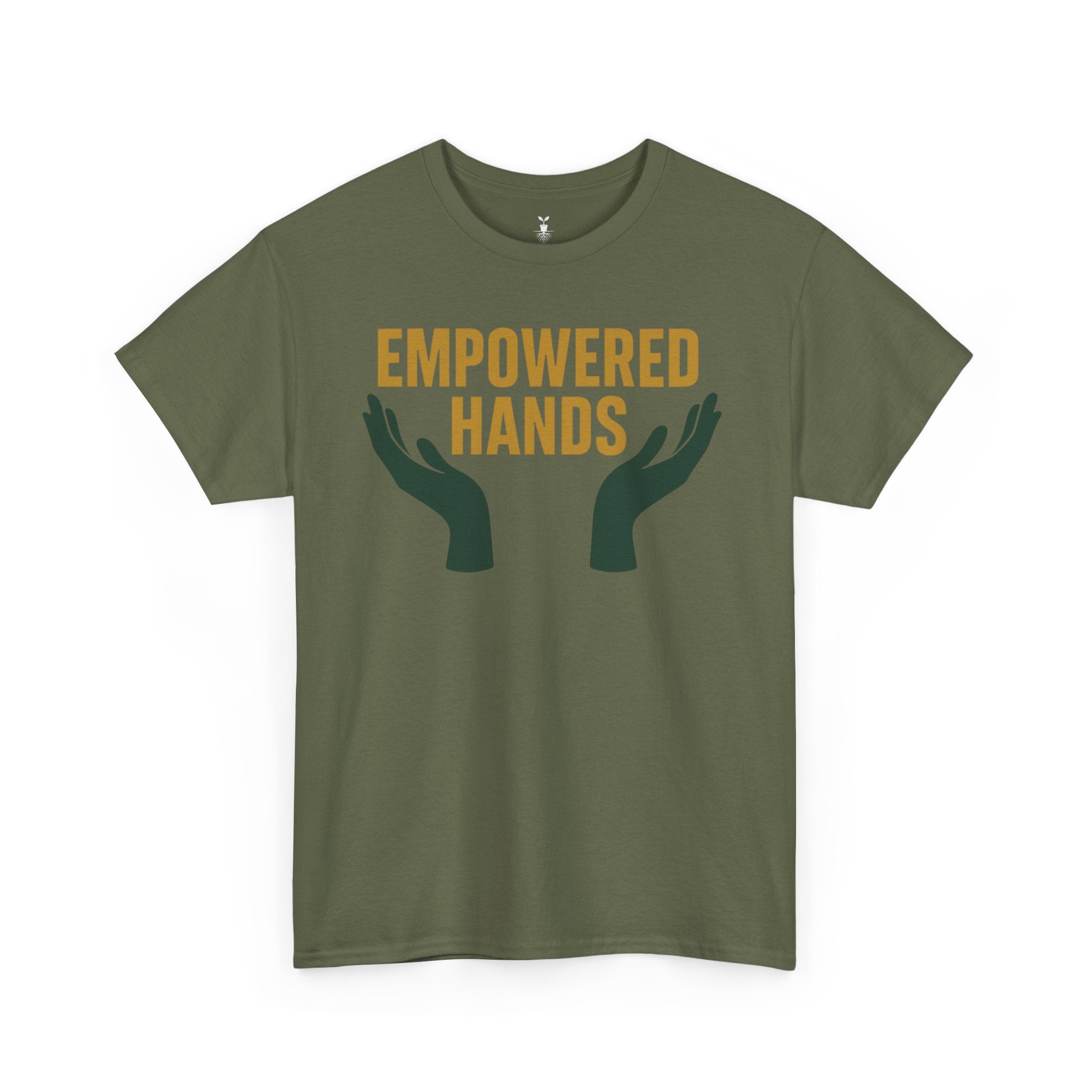 empower hands & Conquered Motivational T-Shirt