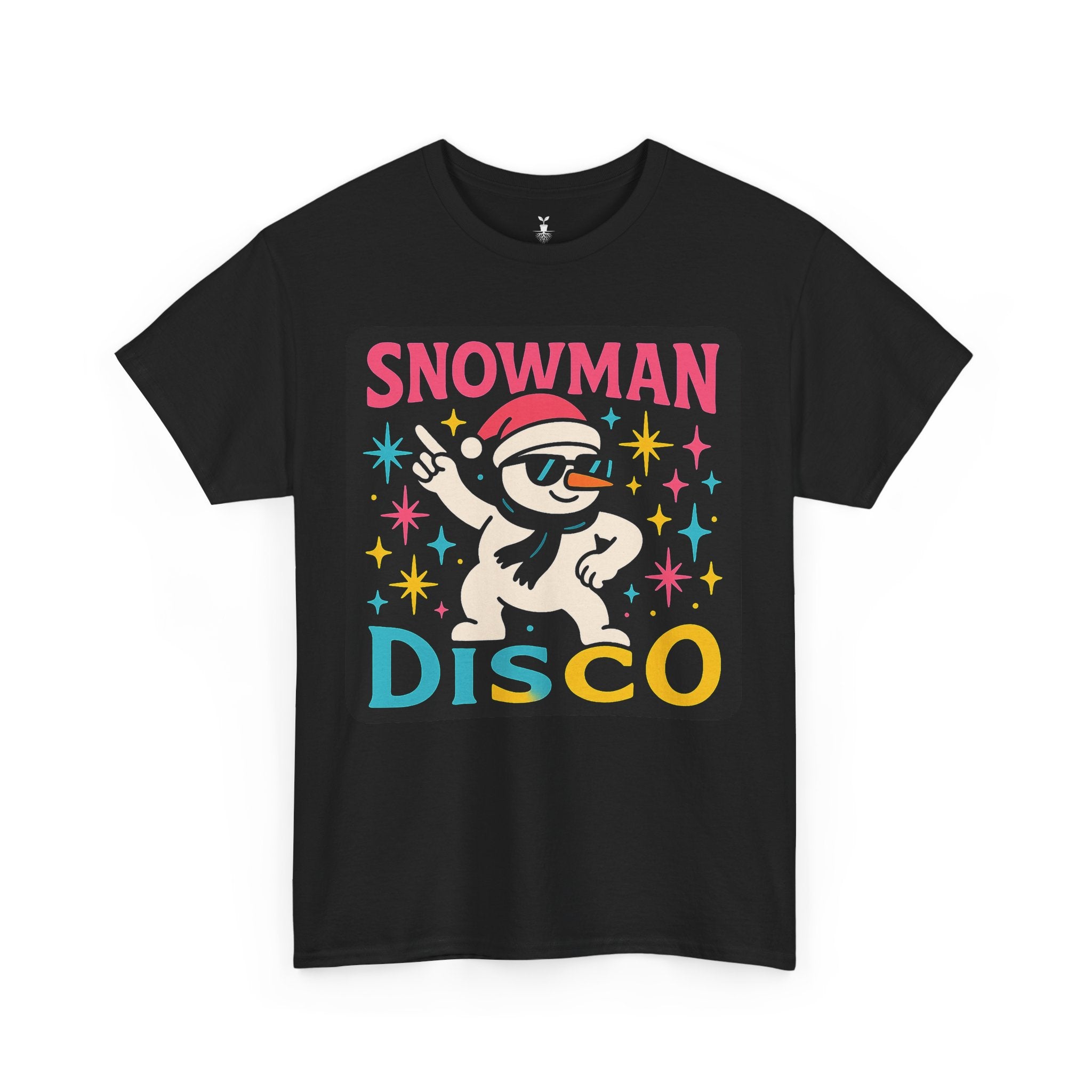 Christmast Snowman Disco T-Shirt