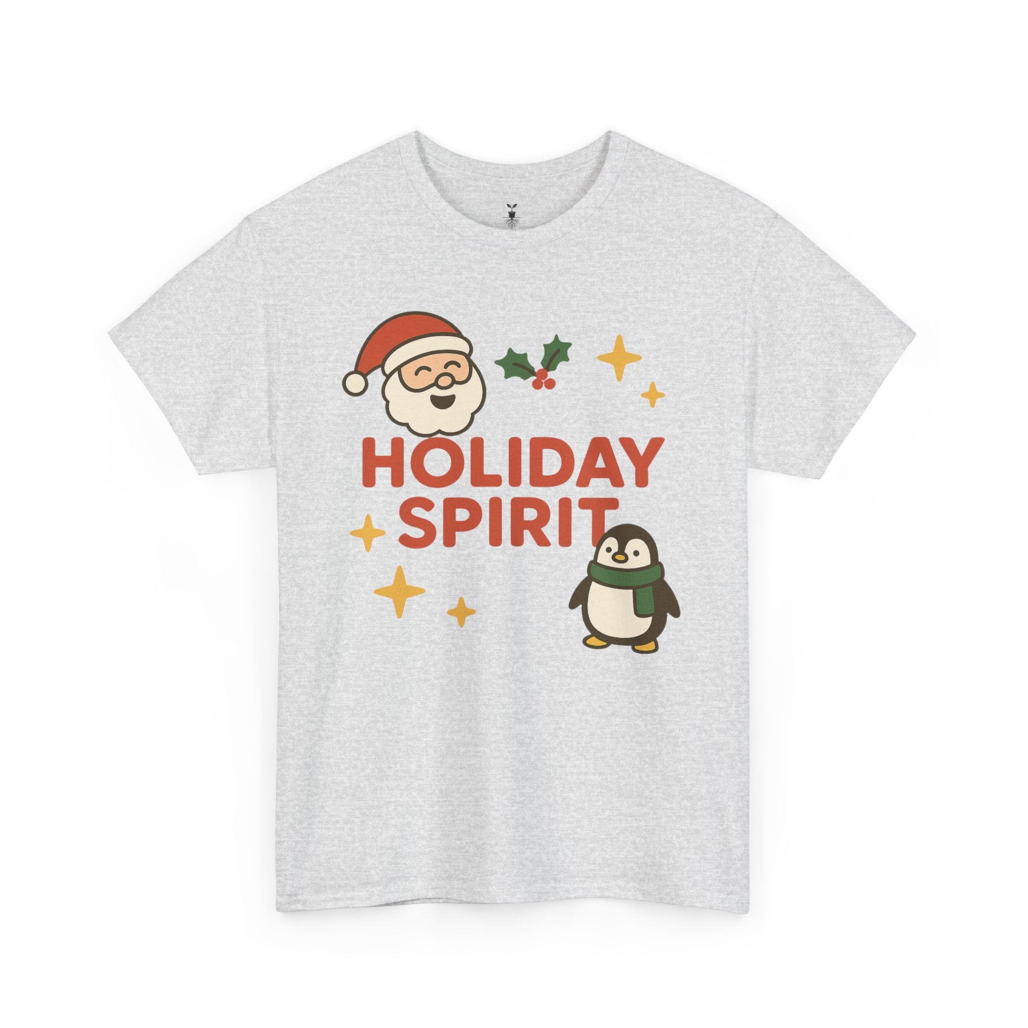 Santa Claus & Penguin Holiday Spirit T-Shirt