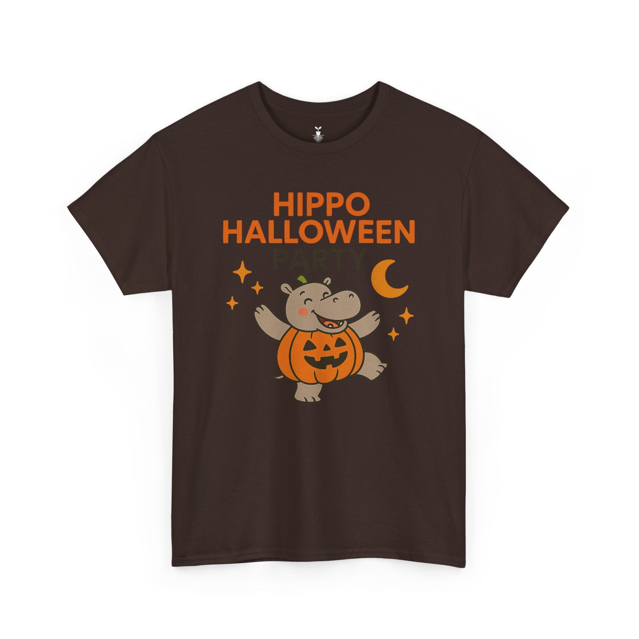 Hippo Pumpkin Halloween Party T-Shirt