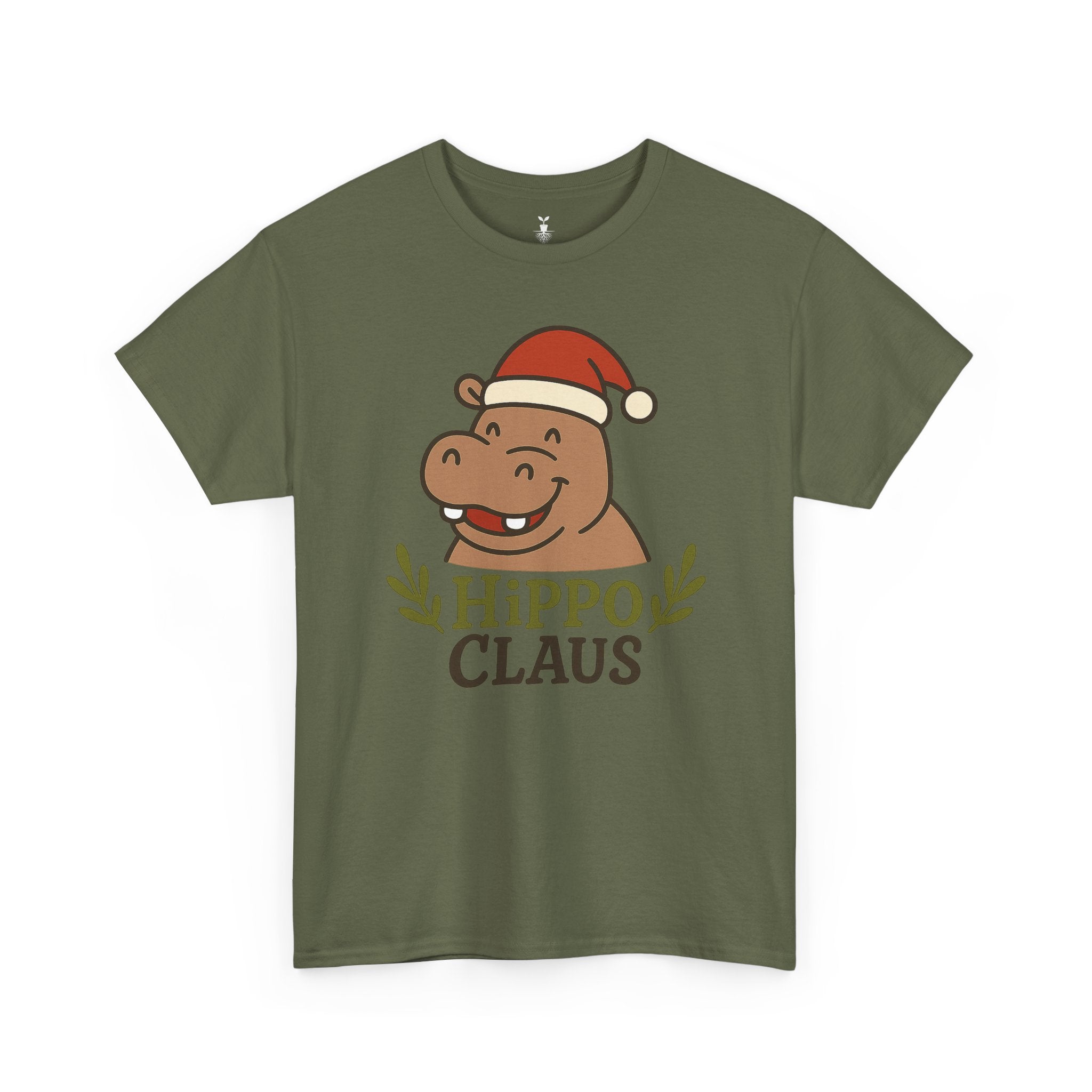 Funny Hippo Claus Christmas T-Shirt