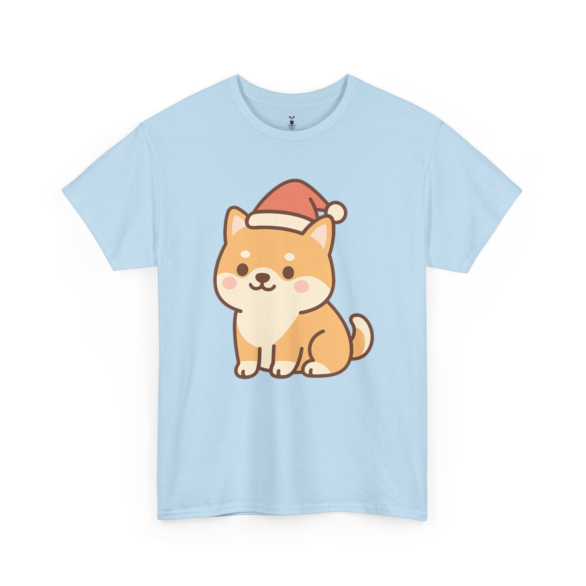 Shiba Inu with Santa Hat T-Shirt