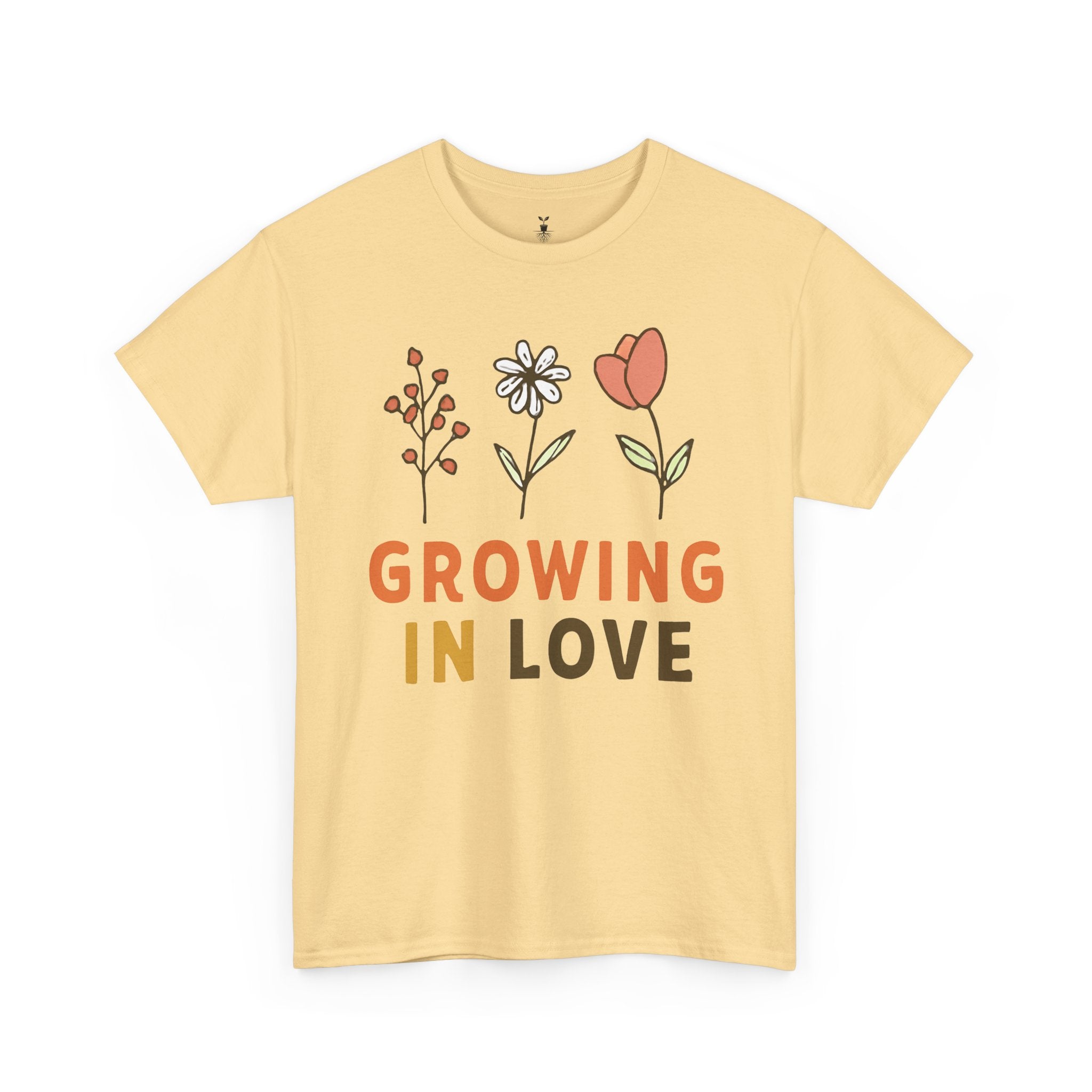 Aesthetic Flower Growing in Love T-Shirt