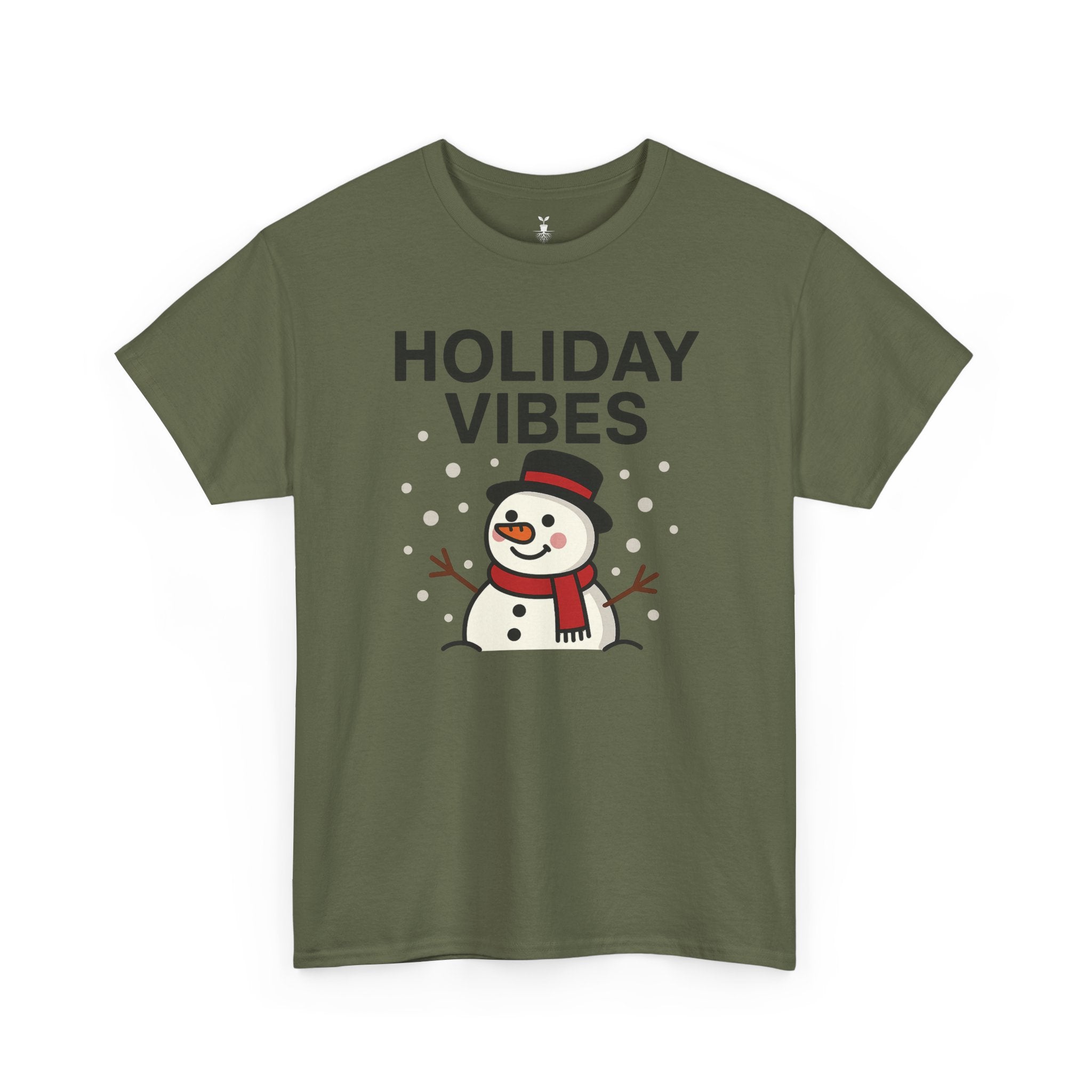 Christmas Snowman Holiday Vibes T-Shirt