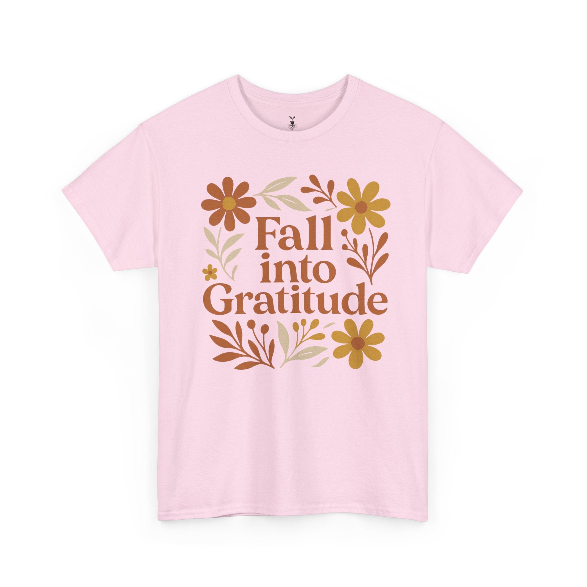 Floral Boho Fall Into Gratitude T-Shirt