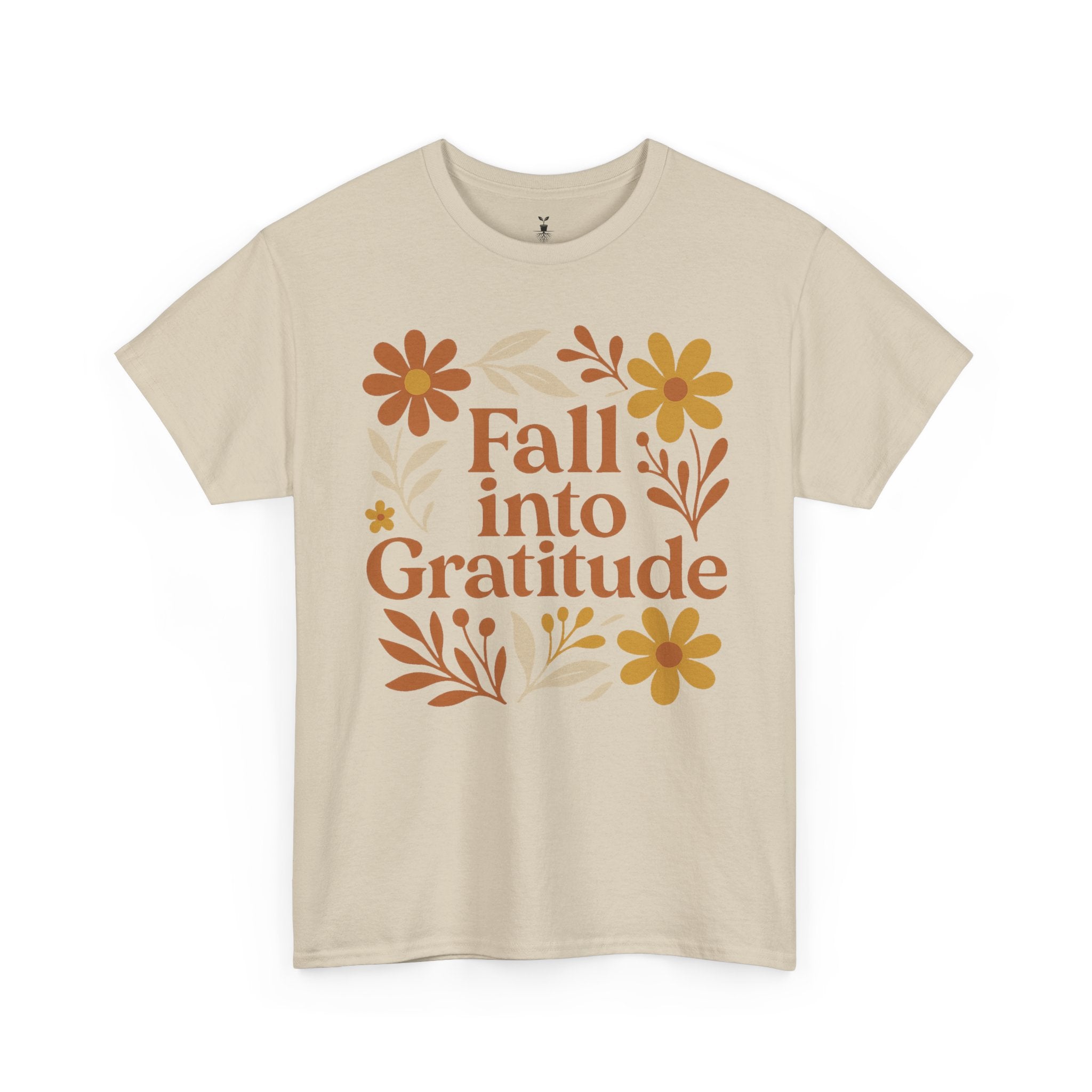 Floral Boho Fall Into Gratitude T-Shirt