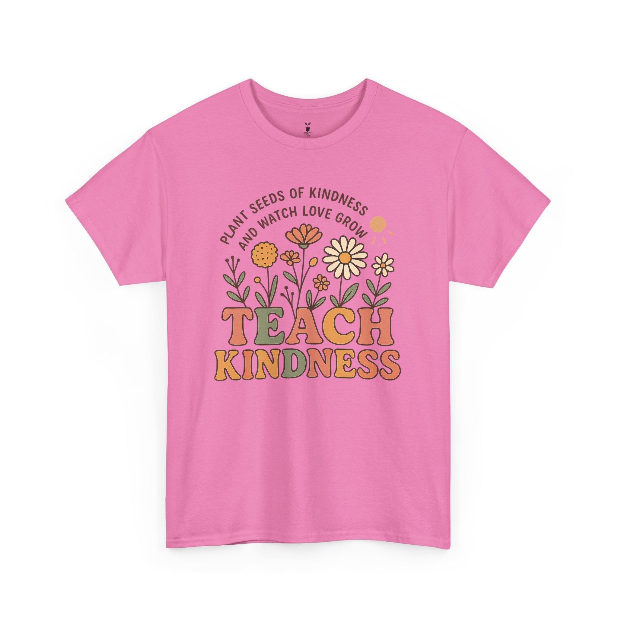 Aesthetic Boho Floral Teach Kindness T-Shirt