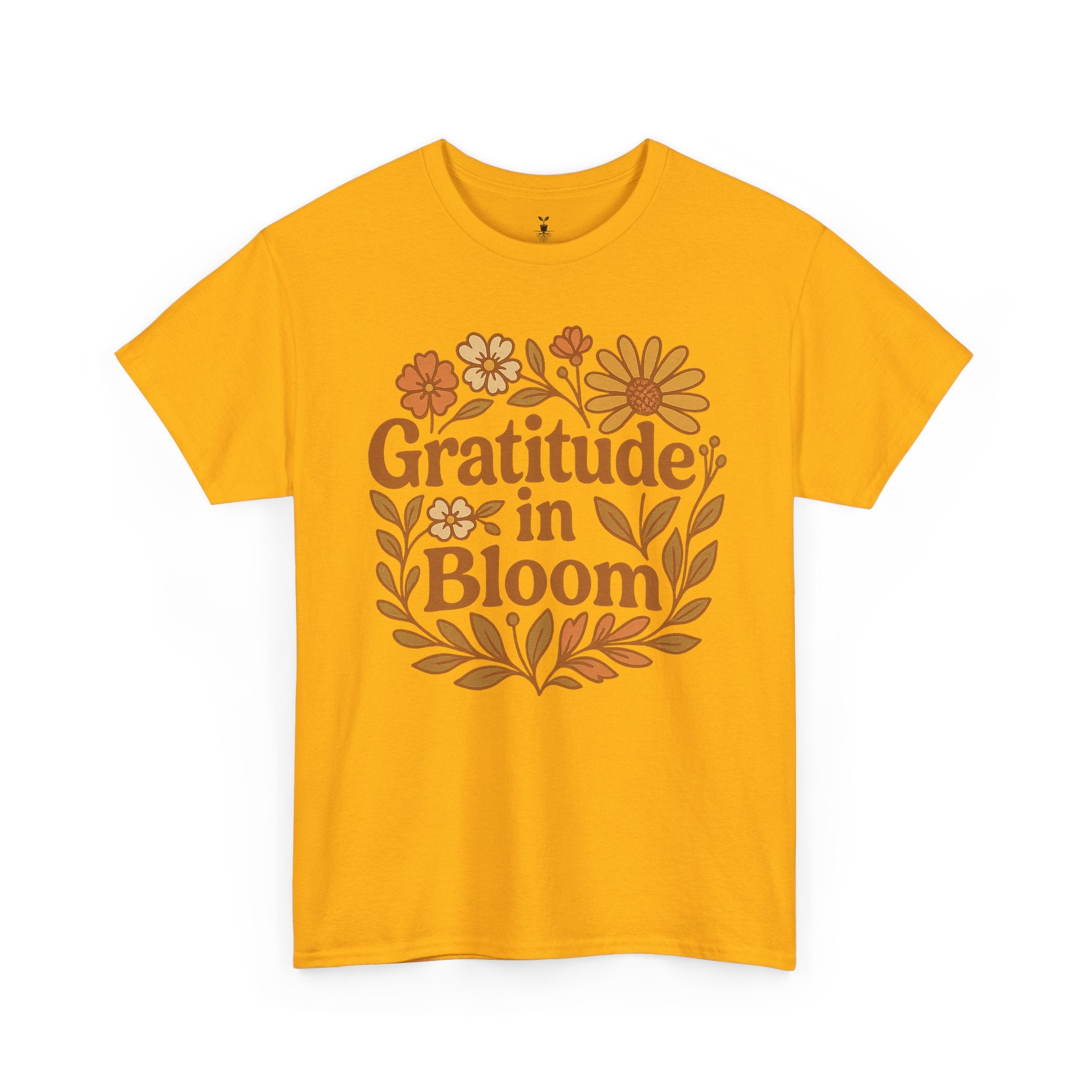 Floral Boho Gratitude in Bloom T-Shirt