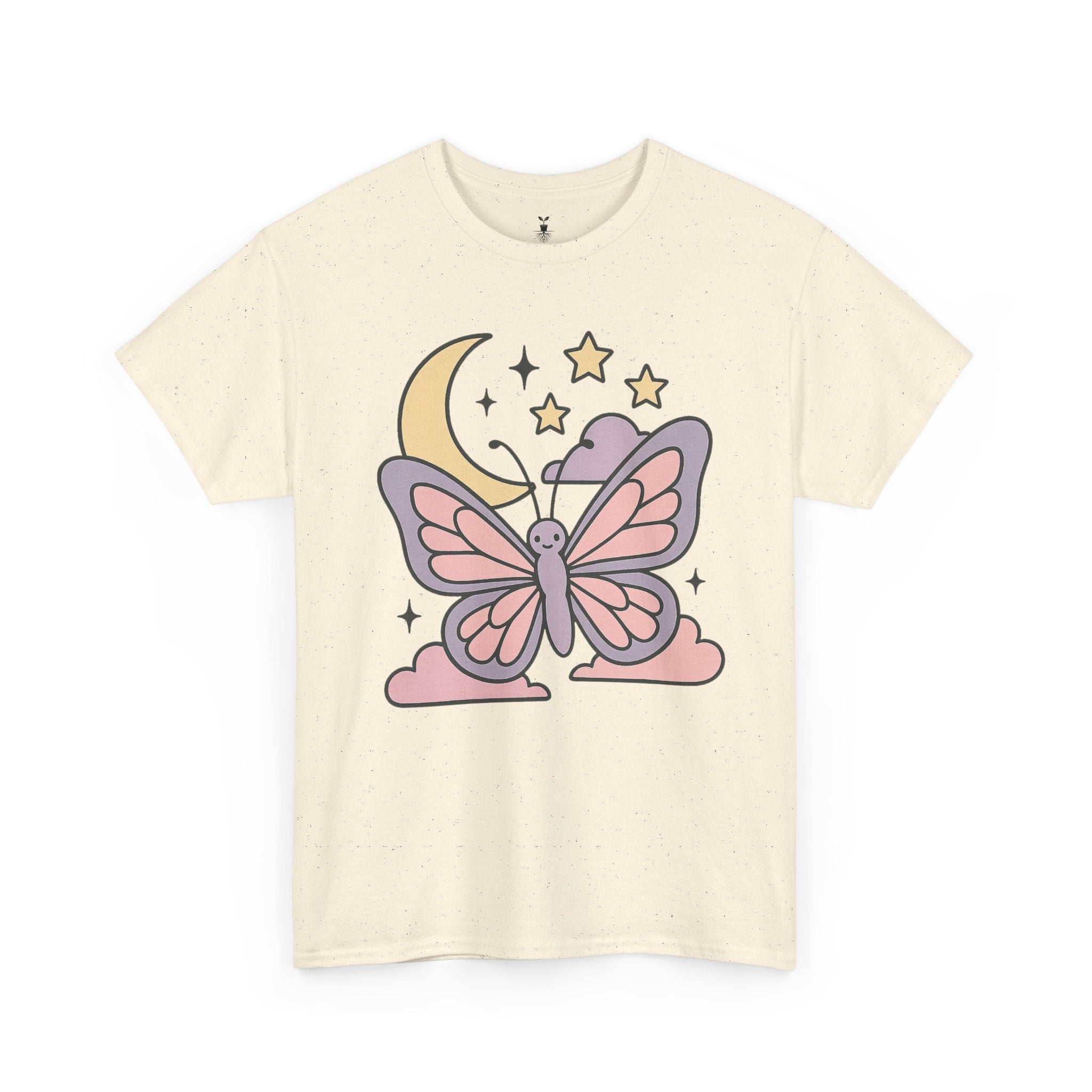 Aesthetic Boho Butterfly Moon T-Shirt