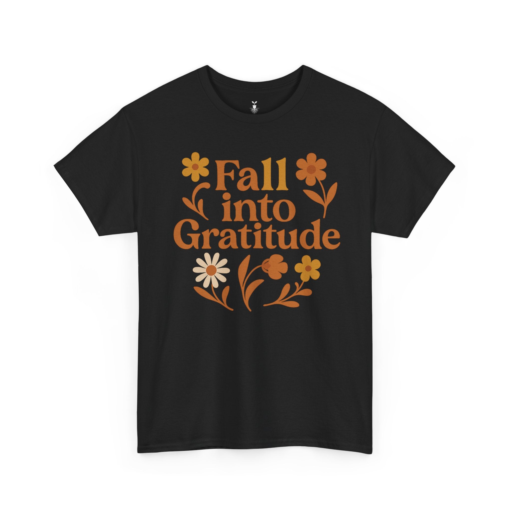 Floral Boho Fall Into Gratitude T-Shirt