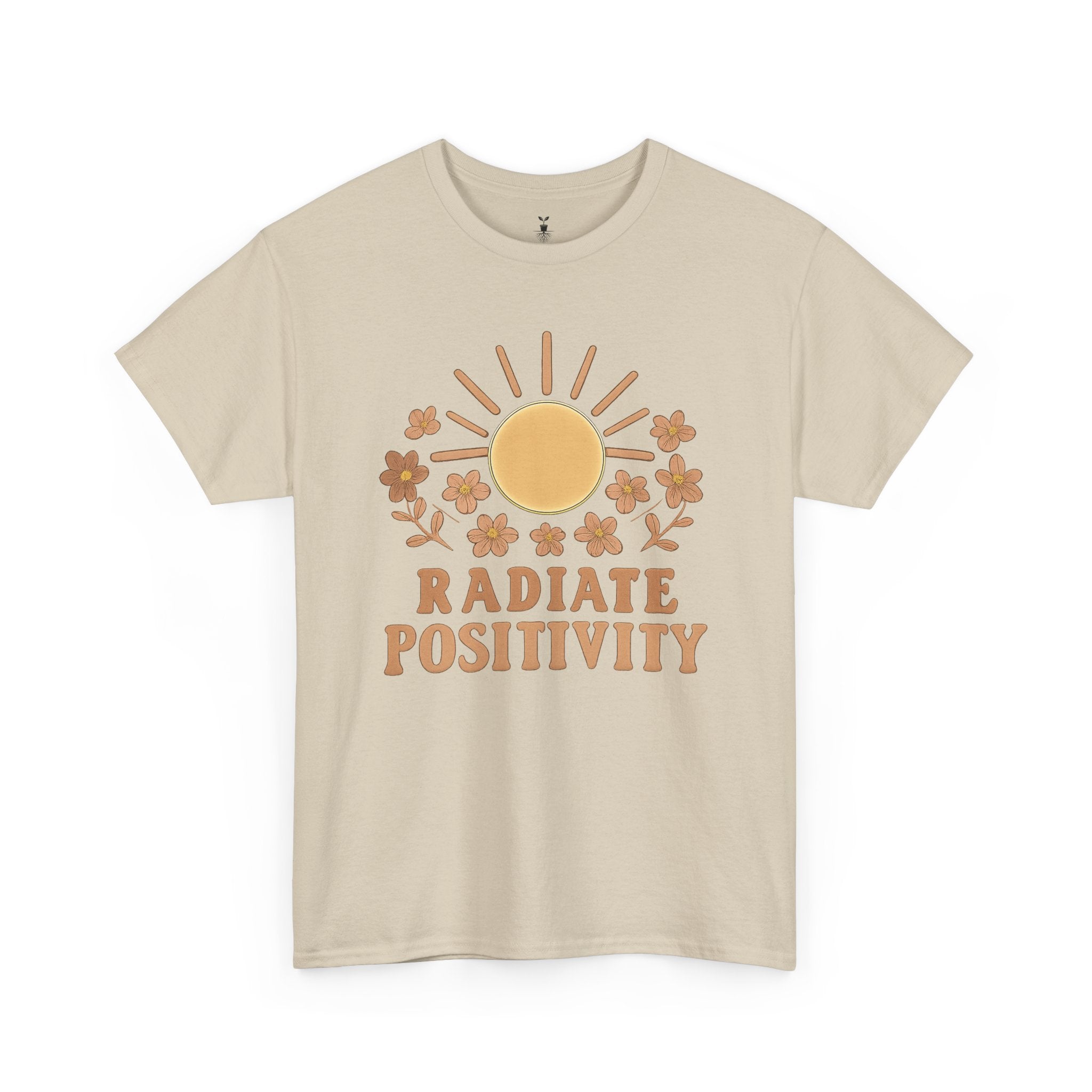Sun and Flower Radiate Positivity T-Shirt