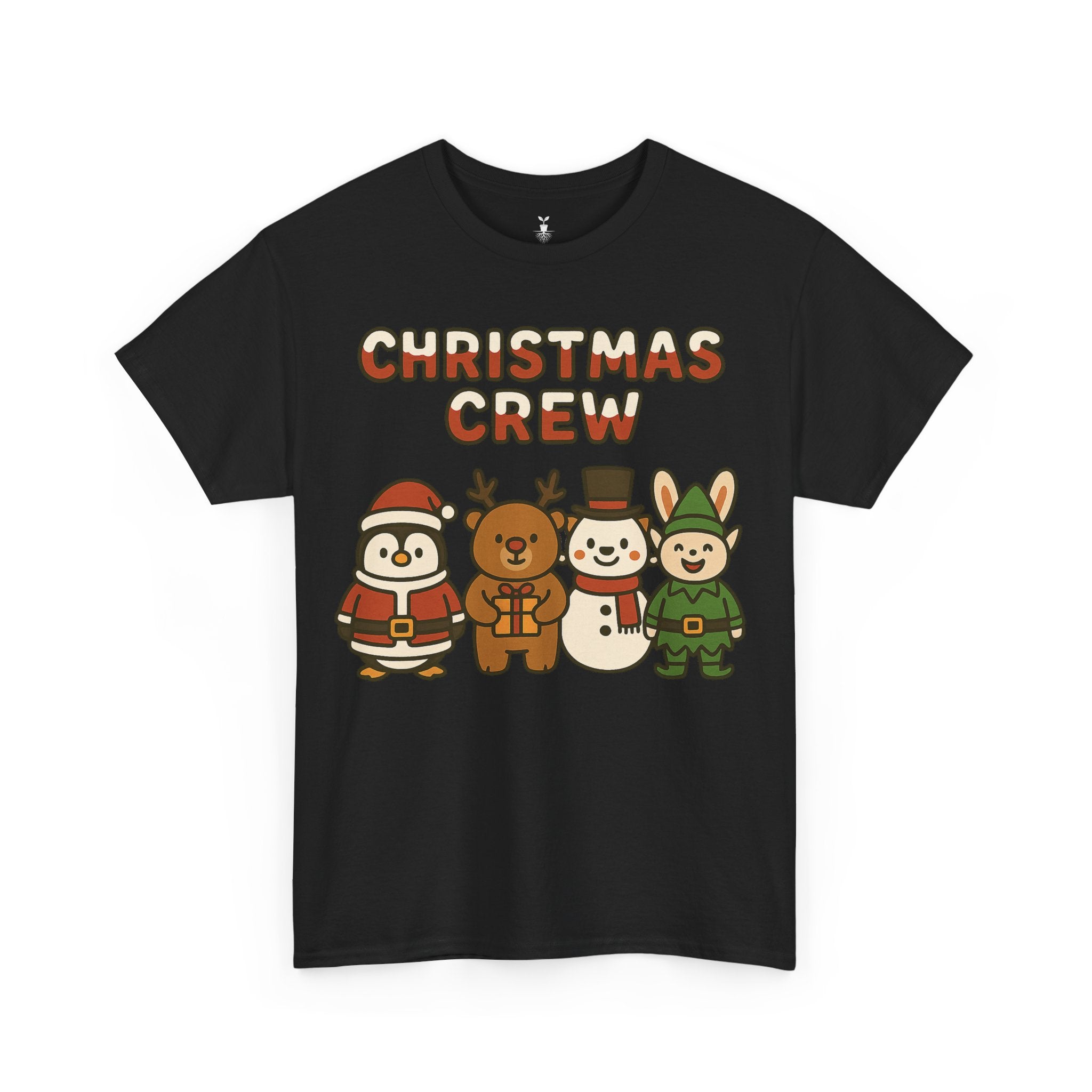 Christmas Crew Penguin Reindeer Snowman Bunny T-Shirt