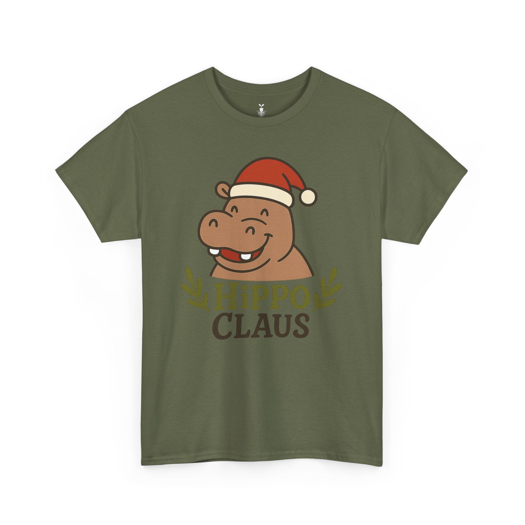Funny Hippo Claus Christmas T-Shirt
