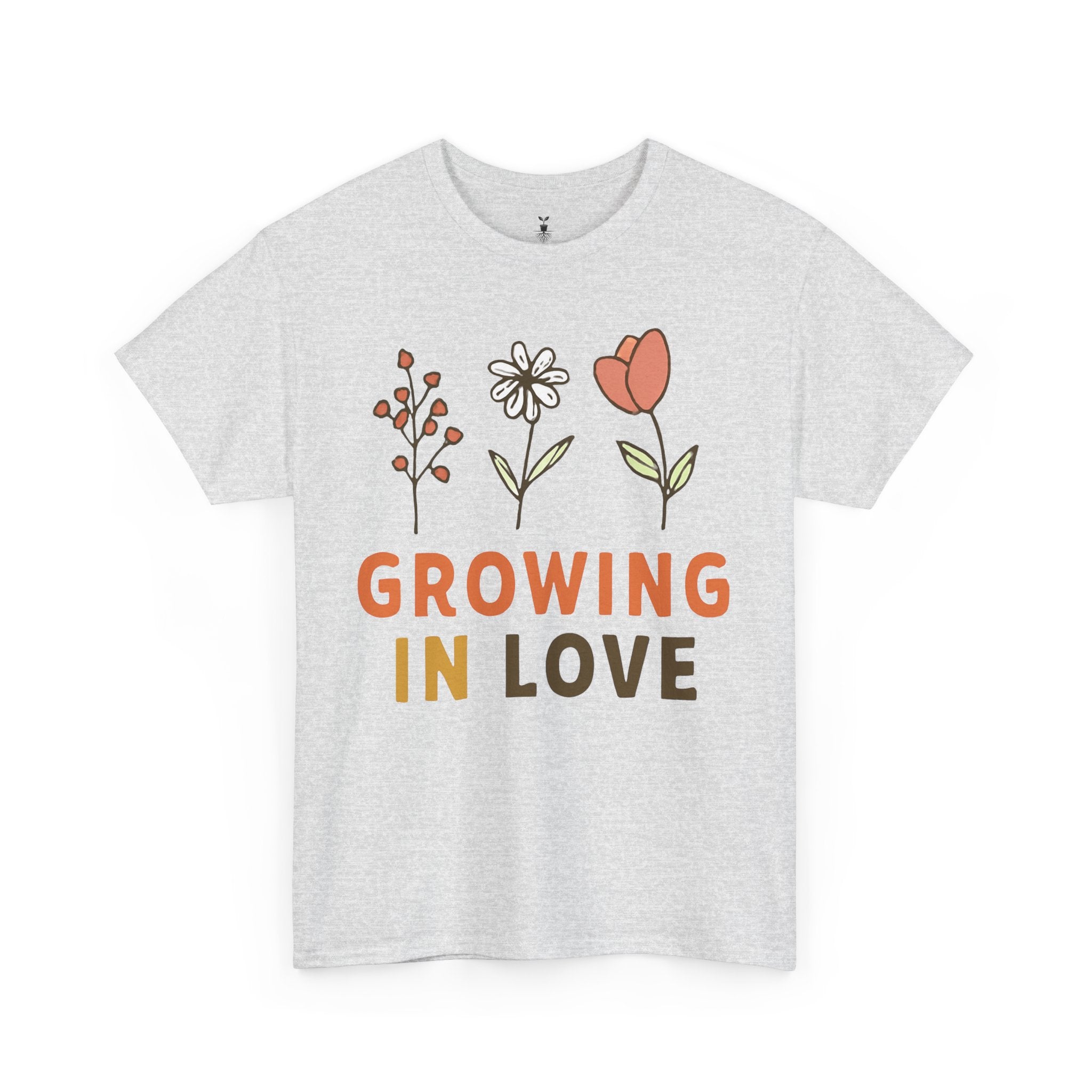 Aesthetic Flower Growing in Love T-Shirt