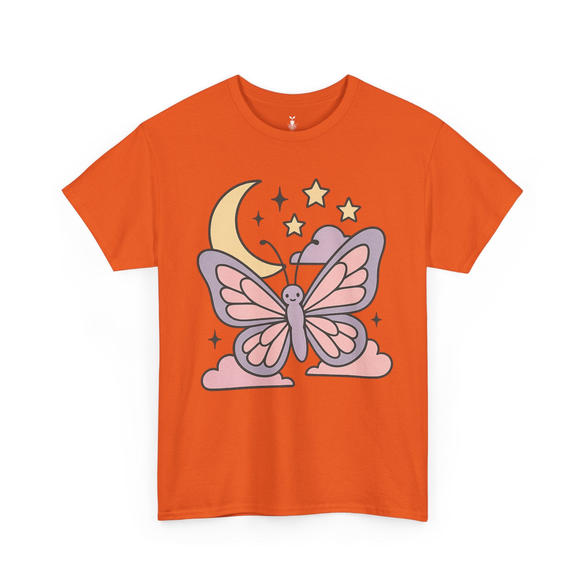 Aesthetic Boho Butterfly Moon T-Shirt