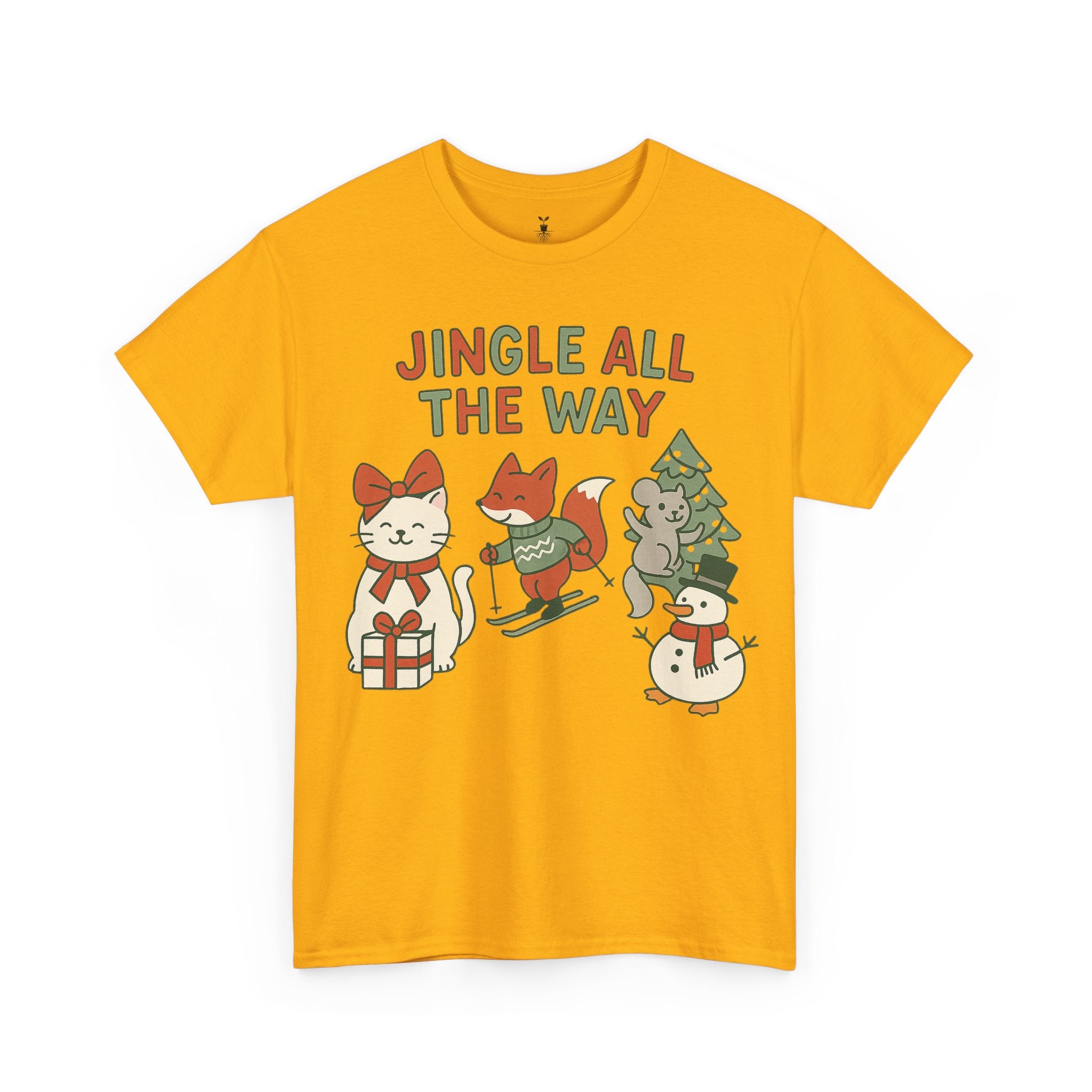 Cute Animal Jingle All The Way T-Shirt