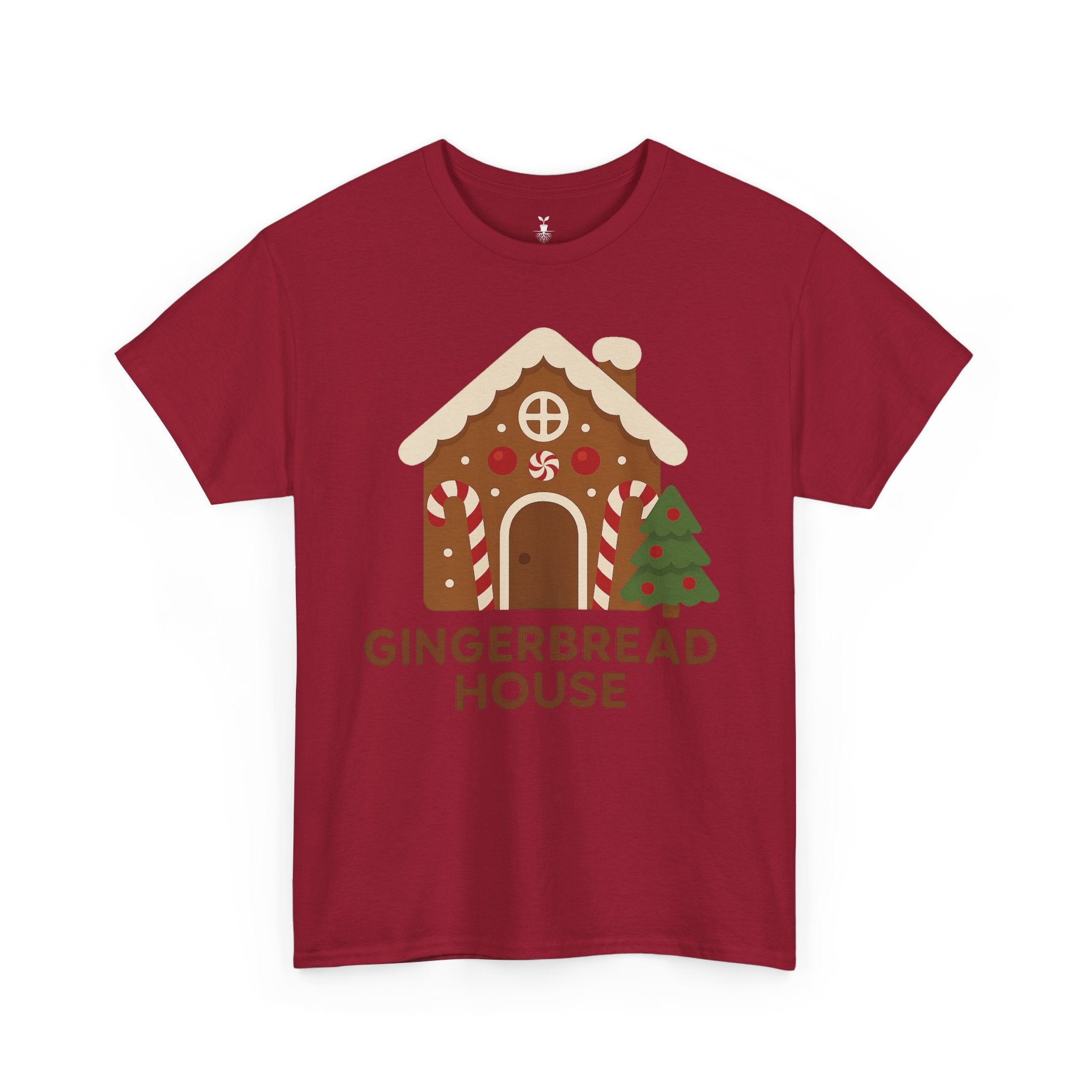 Cute Gingerbread House with Tree T-Shirt