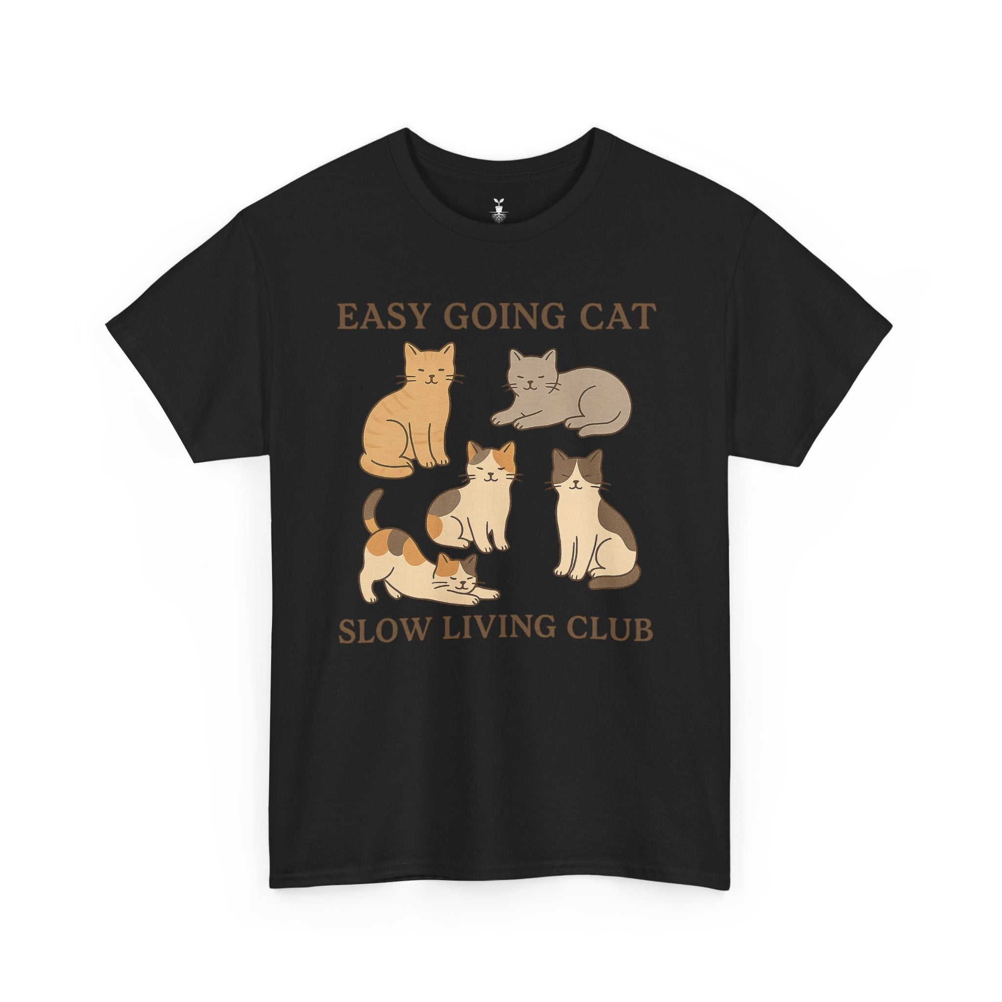 Easy Going Cat: Cute Aesthetic Cat T-Shirt