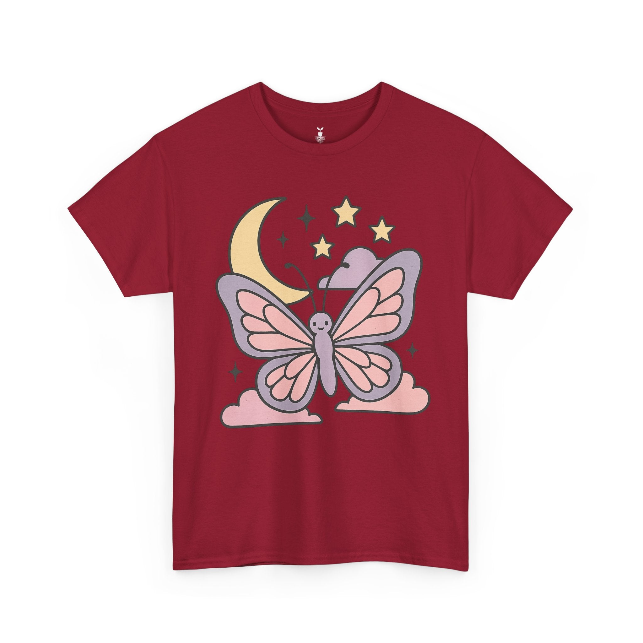 Aesthetic Boho Butterfly Moon T-Shirt