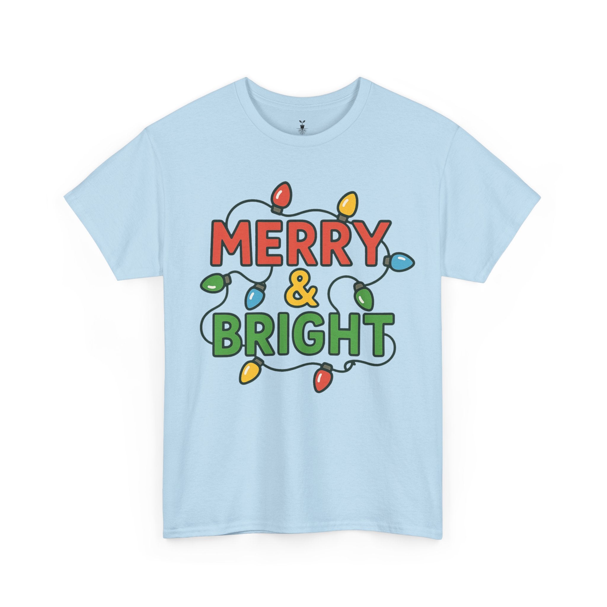 Festive Merry & Bright Christmas T-Shirt