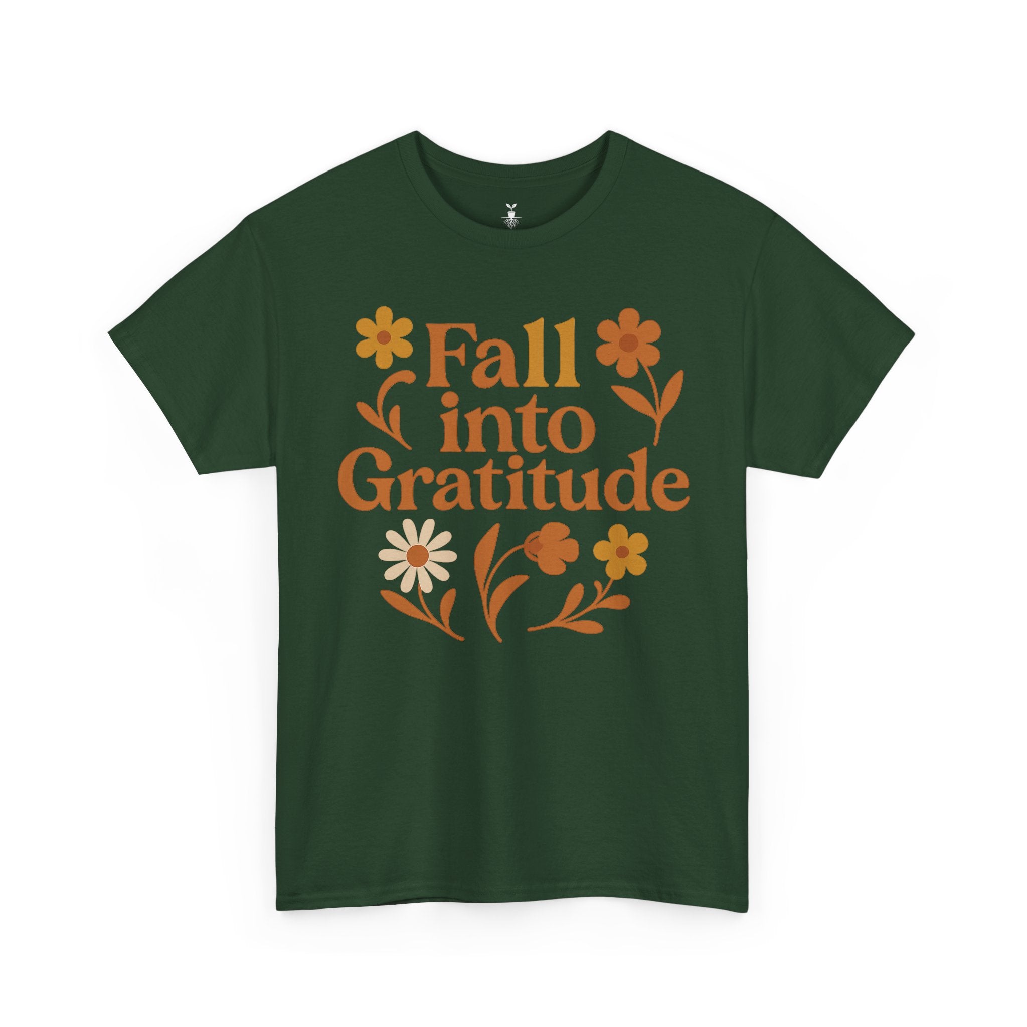 Floral Boho Fall Into Gratitude T-Shirt